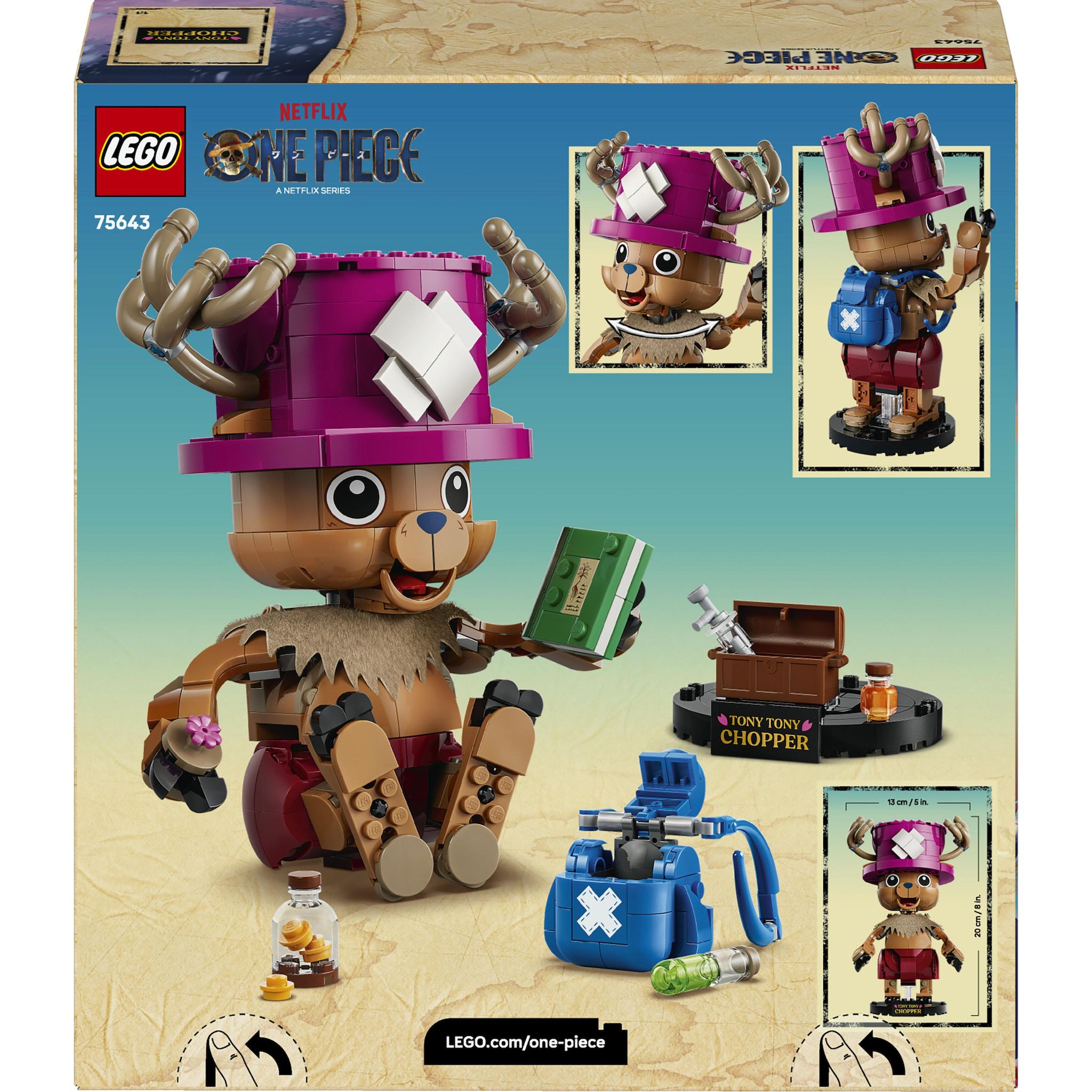 Voir la diapositive 6 : LEGO One Piece 75643 - Tony Tony Chopper
