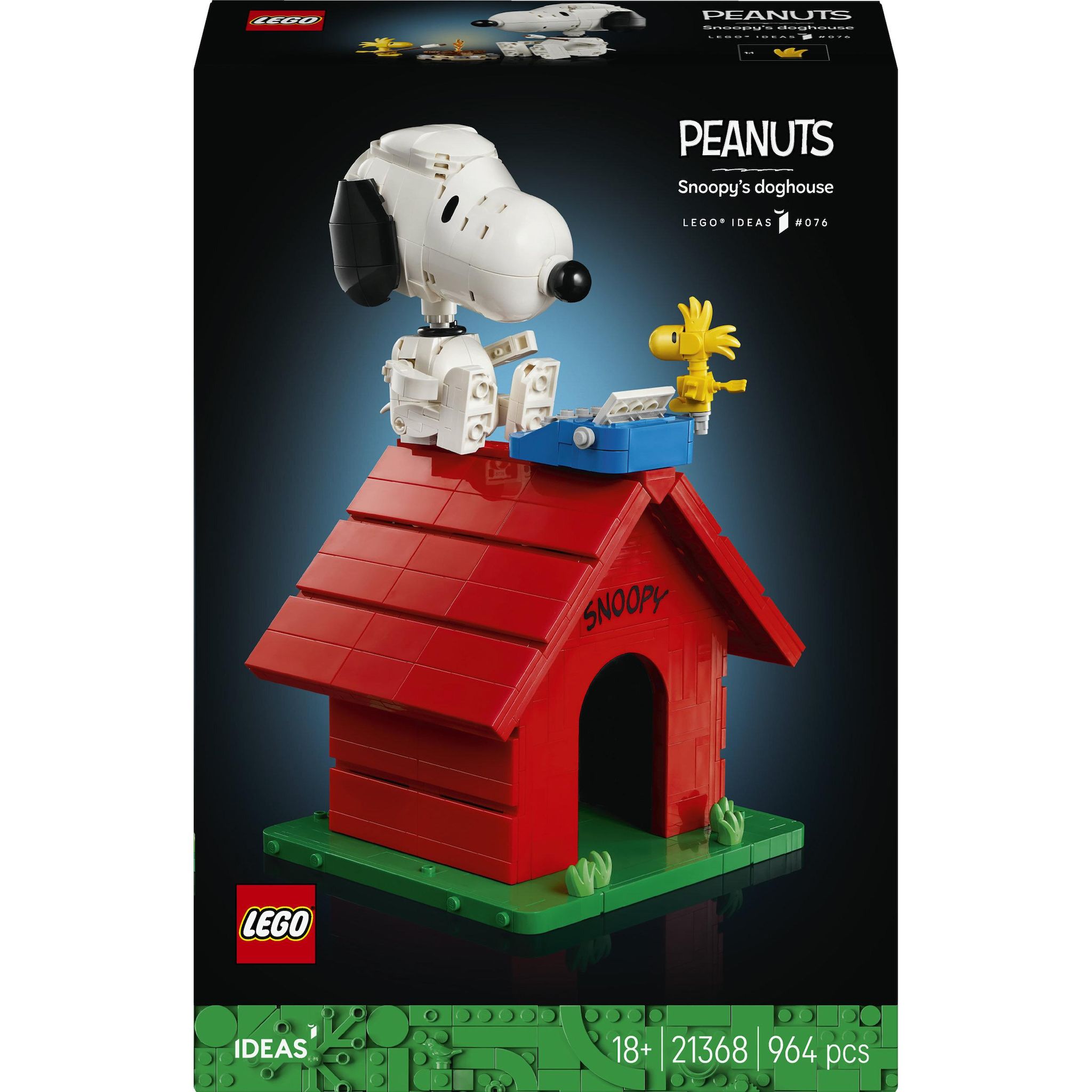 LEGO Ideas 21368 - Peanuts : la niche de Snoopy
