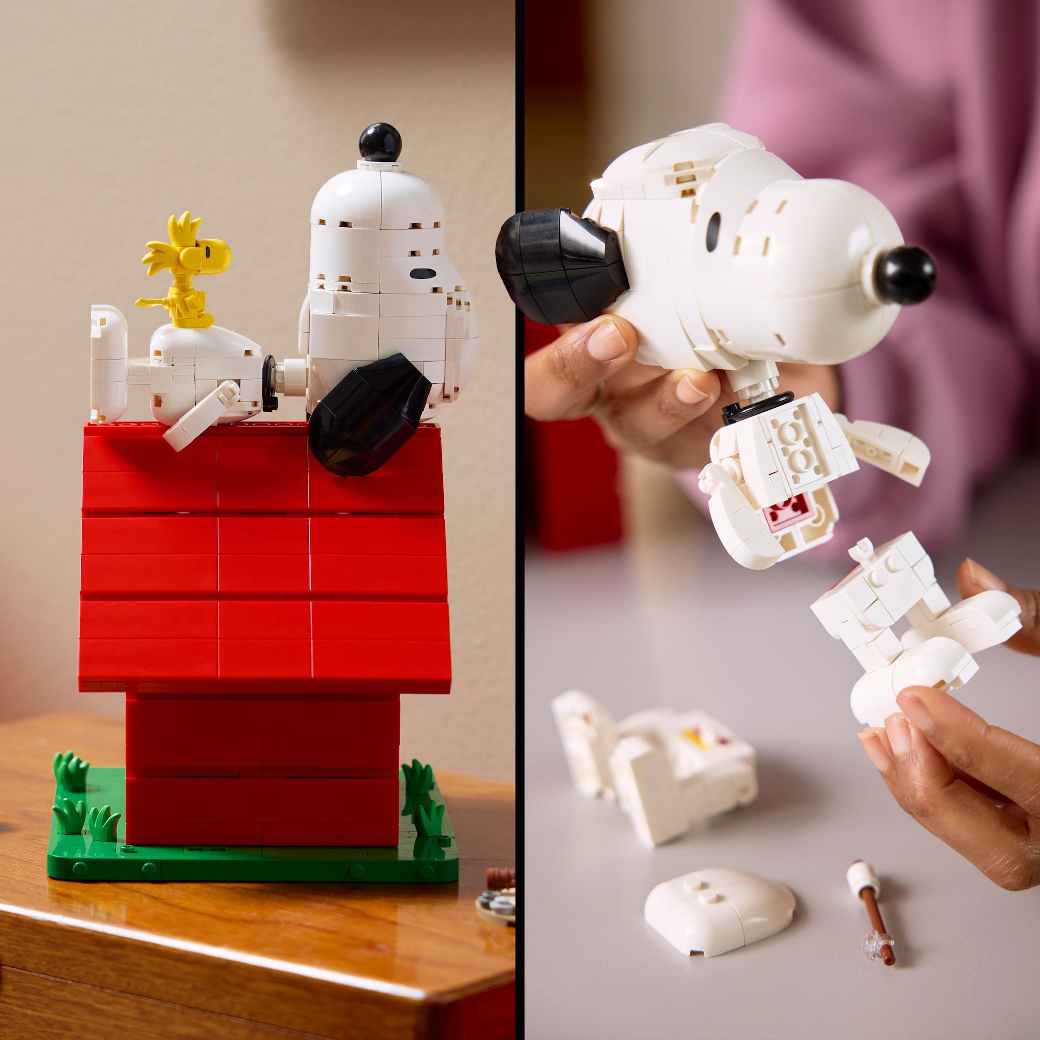 Voir la diapositive 6 : LEGO Ideas 21368 - Peanuts : la niche de Snoopy