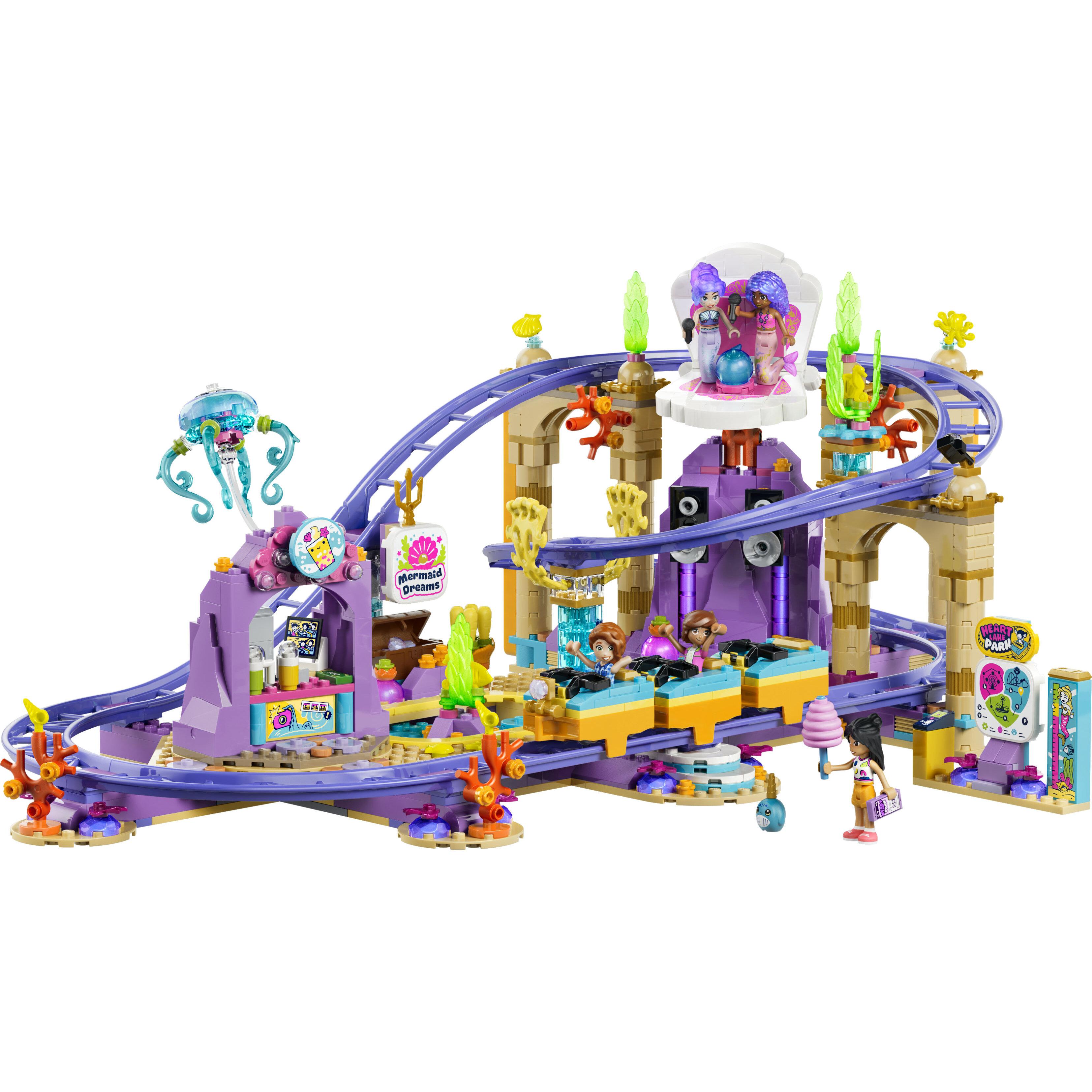 Voir la diapositive 2 : LEGO LEGO Friends 42703 Les Montagnes Russes des Sirènes - Jouet Interactif dès 8 ans - Cadeau