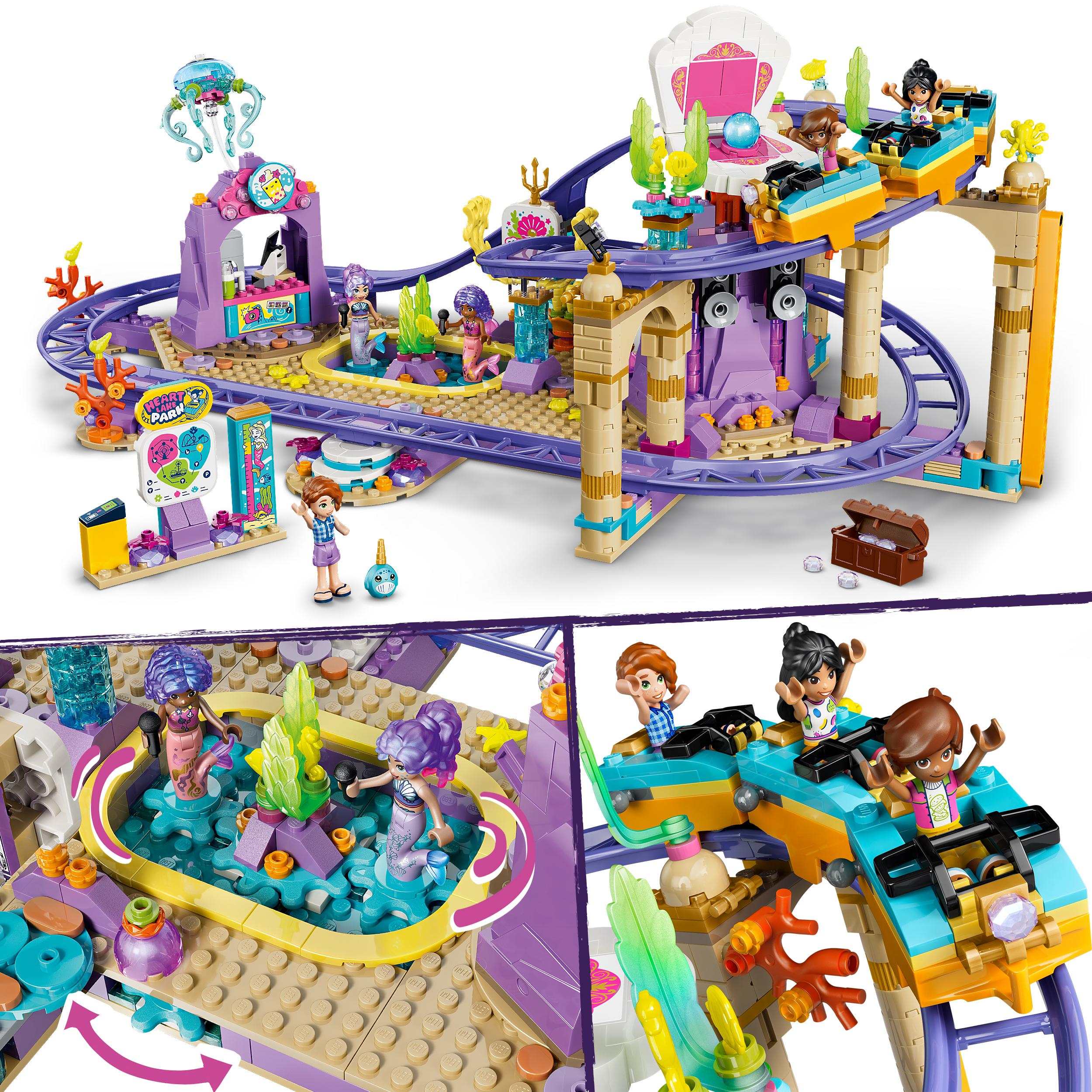 Voir la diapositive 4 : LEGO LEGO Friends 42703 Les Montagnes Russes des Sirènes - Jouet Interactif dès 8 ans - Cadeau
