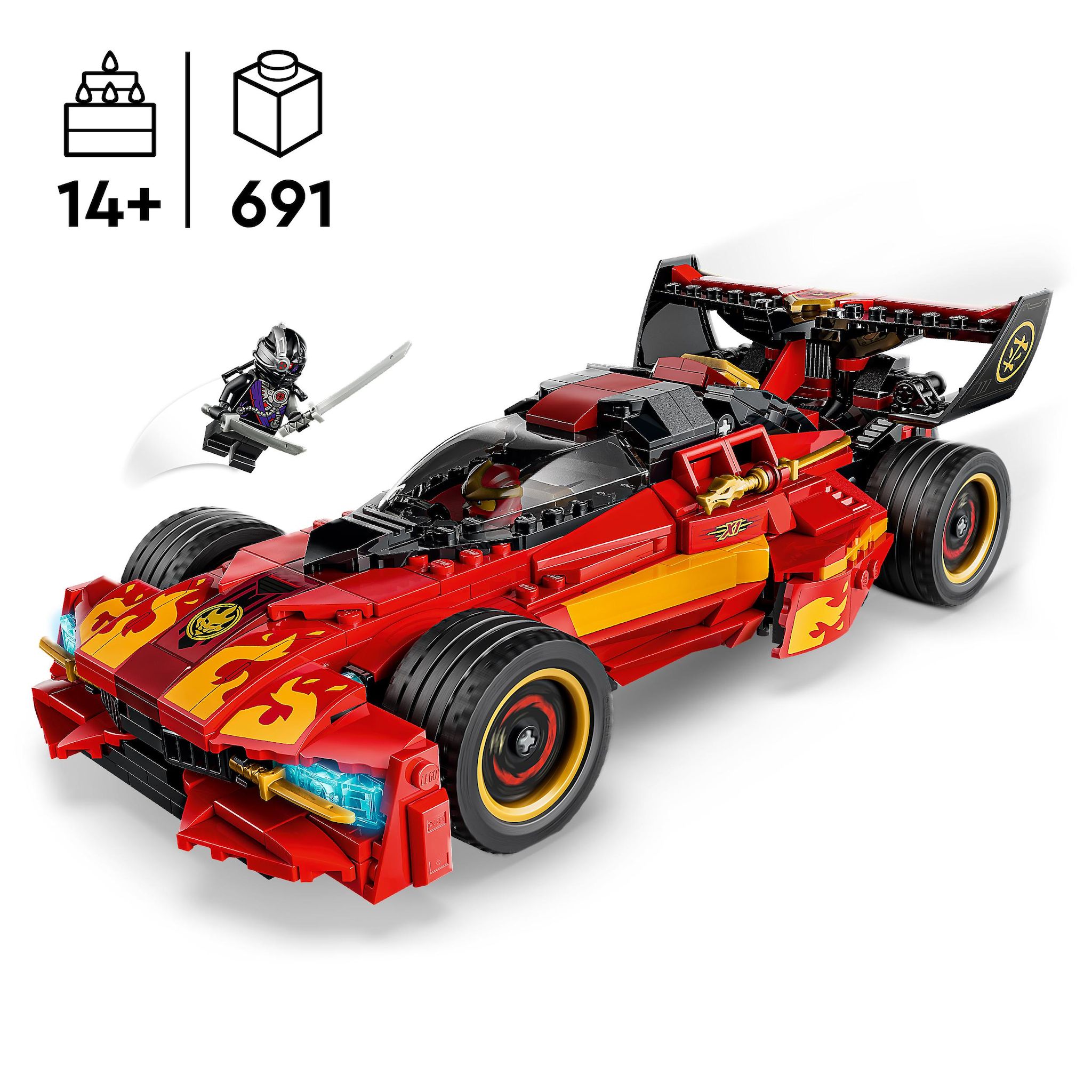 Voir la diapositive 3 : LEGO Ninjago Legacy 71867 - Le chargeur Ninja X1 : 15ème anniversaire