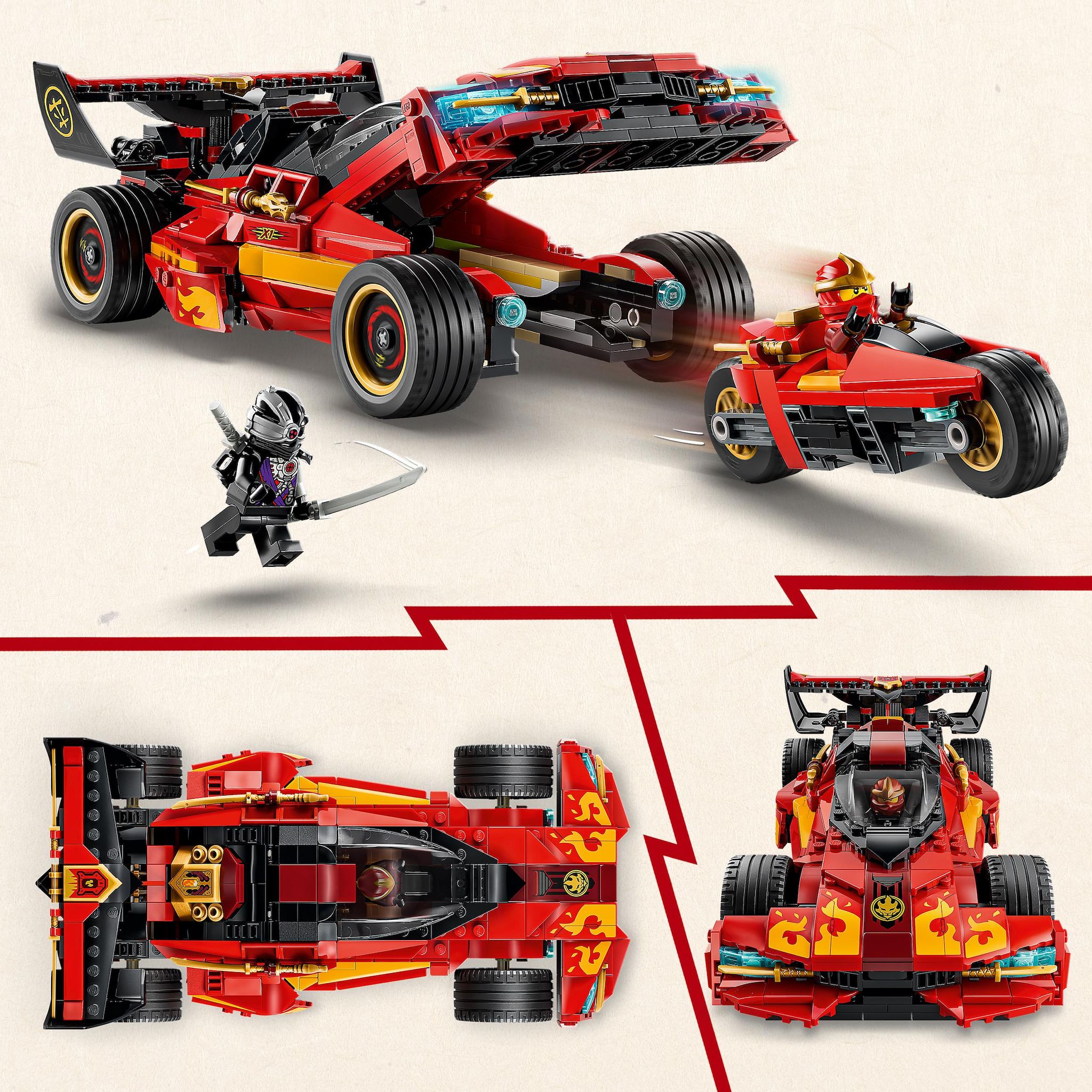 Voir la diapositive 4 : LEGO Ninjago Legacy 71867 - Le chargeur Ninja X1 : 15ème anniversaire