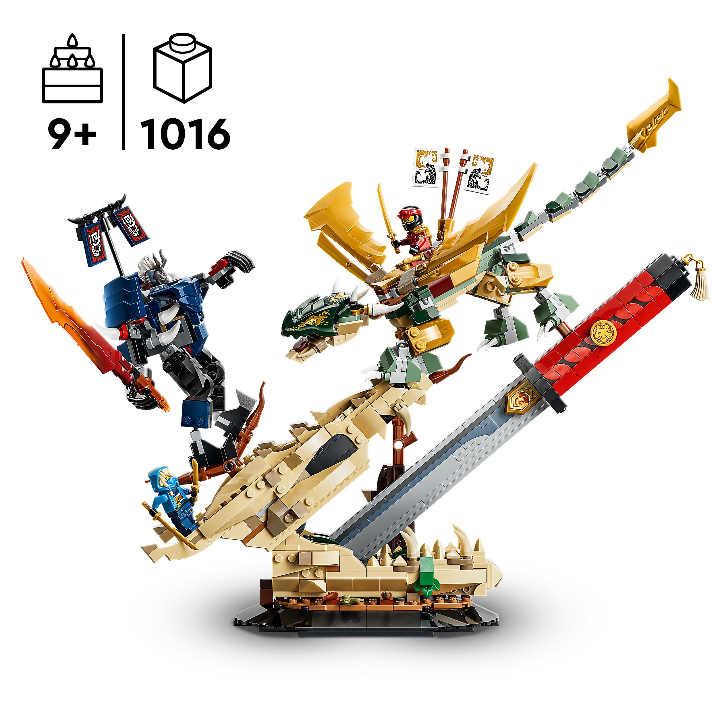 Voir la diapositive 3 : LEGO LEGO NINJAGO 71871 Combat sur la Lame du Dragon - Jouet Ninja dès 9 ans Garçon ou Fille