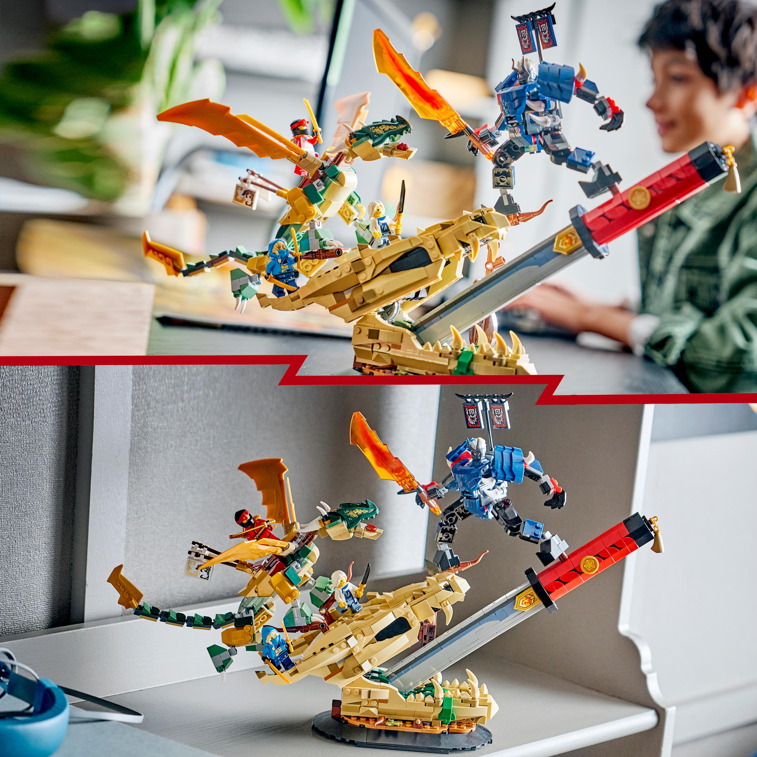 Voir la diapositive 6 : LEGO LEGO NINJAGO 71871 Combat sur la Lame du Dragon - Jouet Ninja dès 9 ans Garçon ou Fille