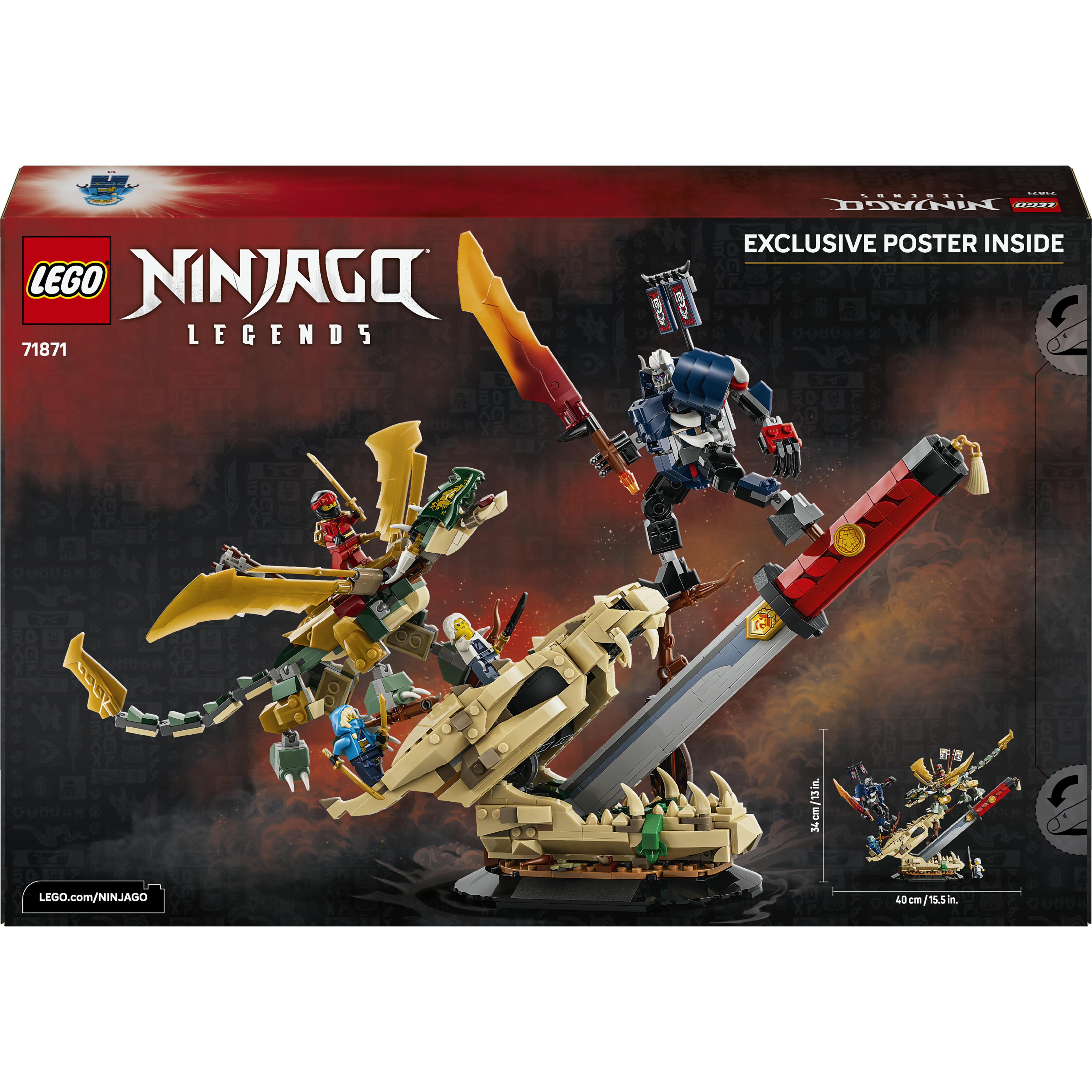 Voir la diapositive 7 : LEGO LEGO NINJAGO 71871 Combat sur la Lame du Dragon - Jouet Ninja dès 9 ans Garçon ou Fille