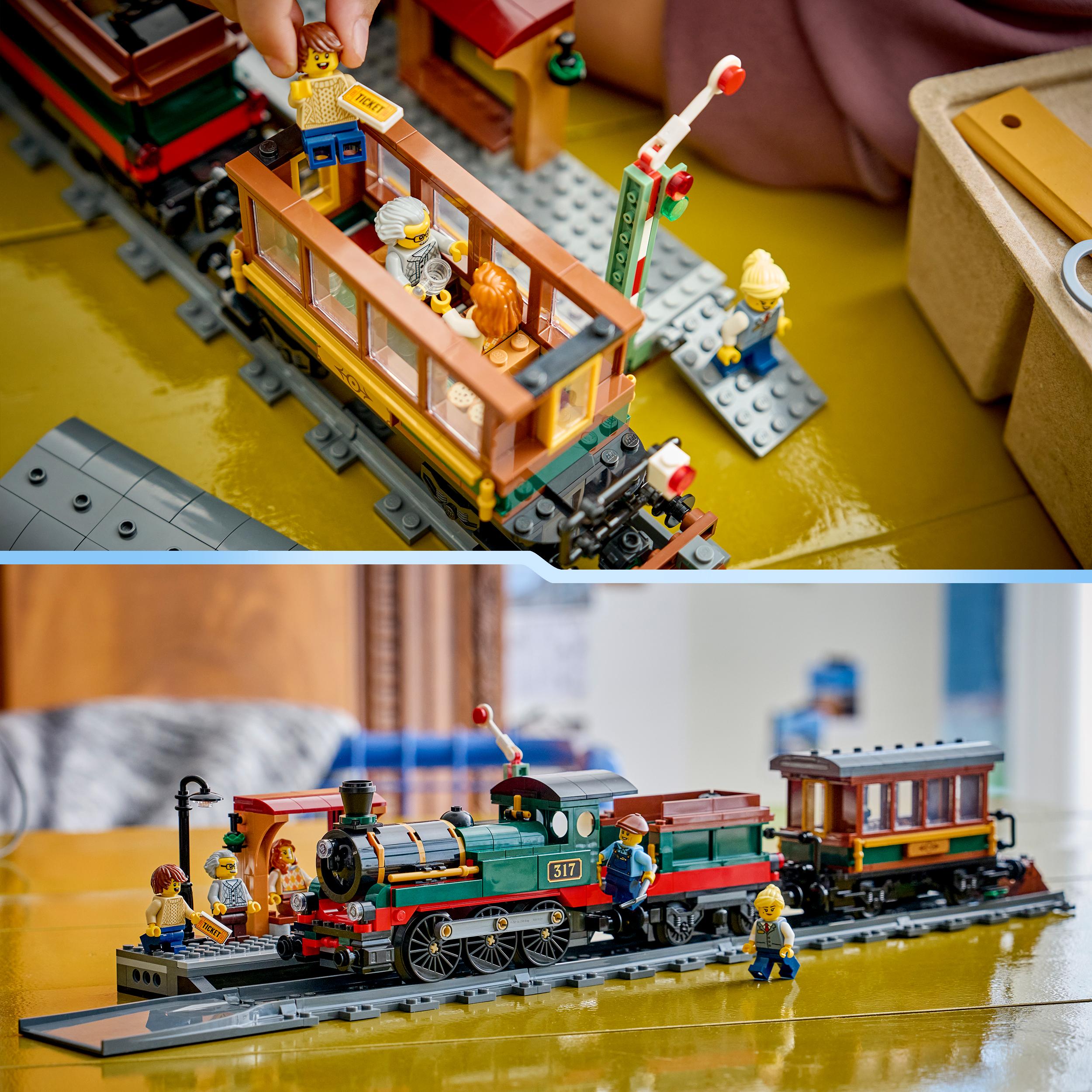 Voir la diapositive 6 : LEGO LEGO City 60511 Le Train à Vapeur Rétro - Jouet Garçon ou Fille dès 7 ans - Maquette STEM
