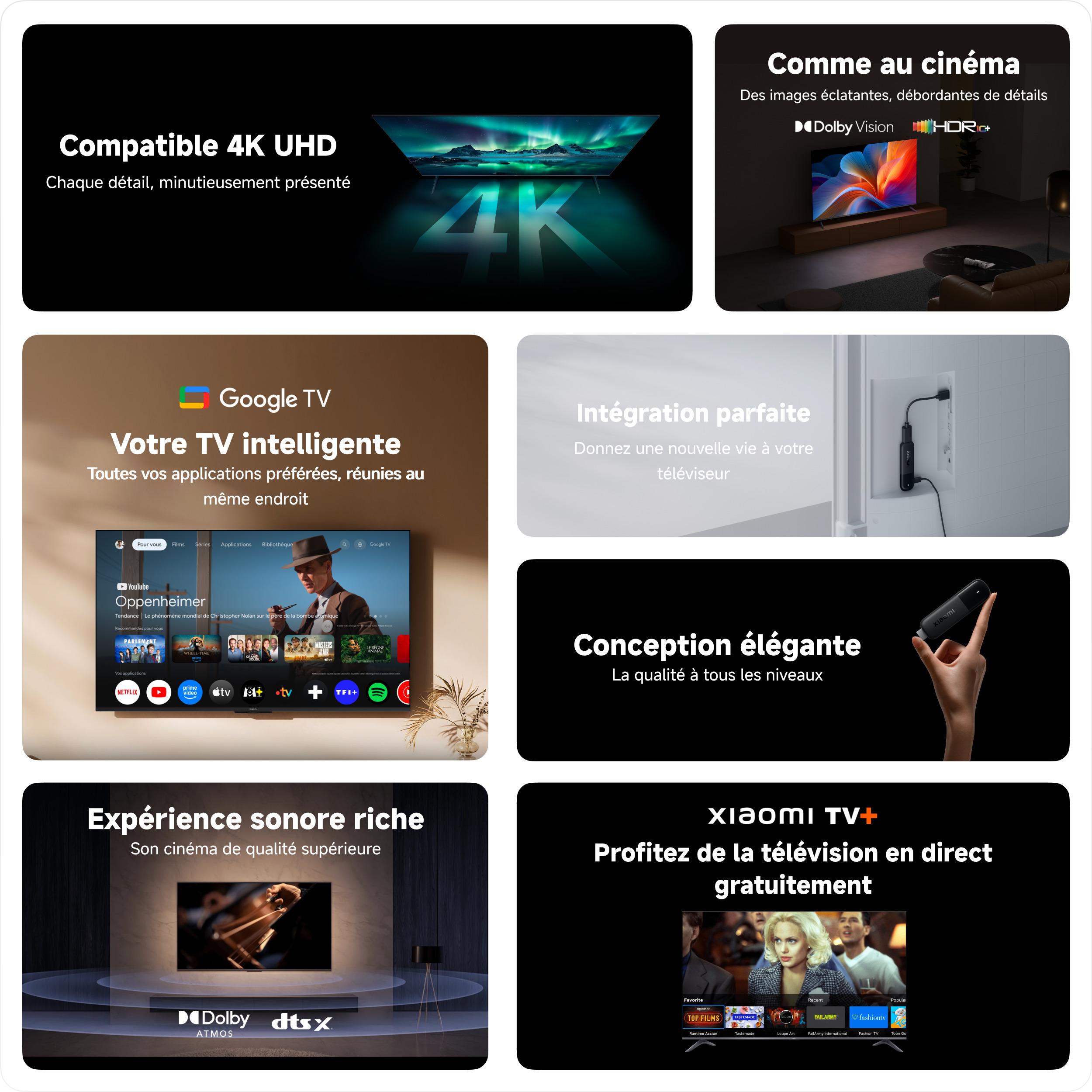 Voir la diapositive 4 : XIAOMI Stick TV 4K OB6-EU