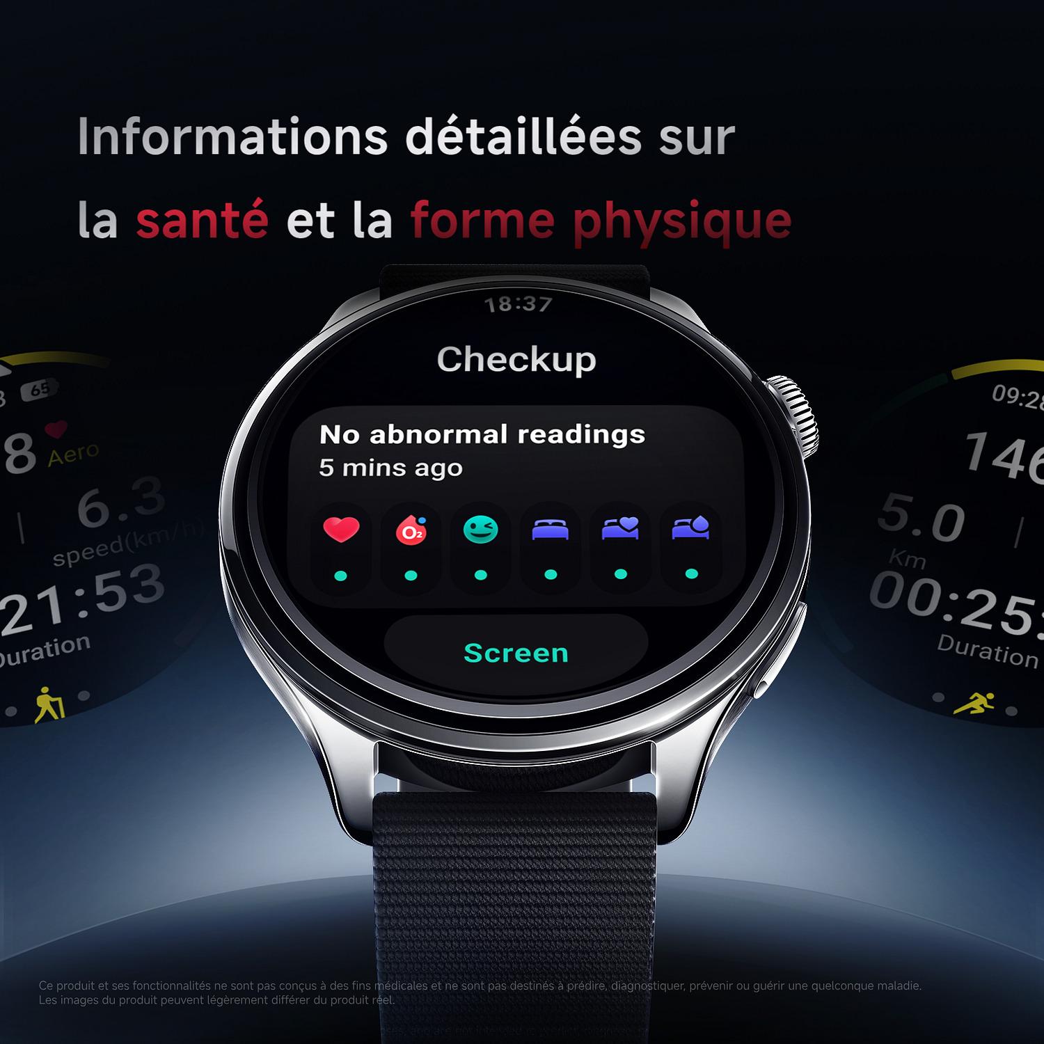 Voir la diapositive 8 : XIAOMI Montre connectée Redmi Watch 5 - Noir