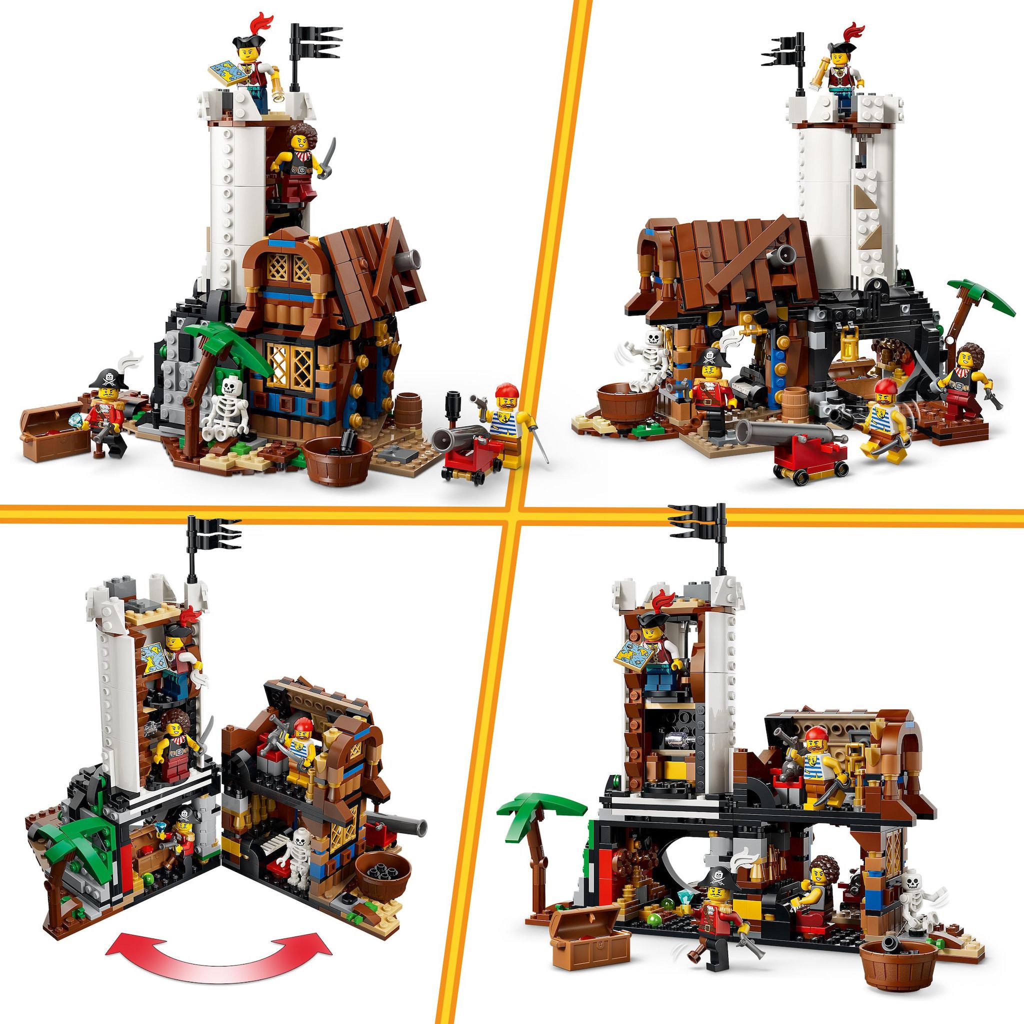 Voir la diapositive 5 : LEGO Creator 31387 - Le Bateau Pirate Mythique