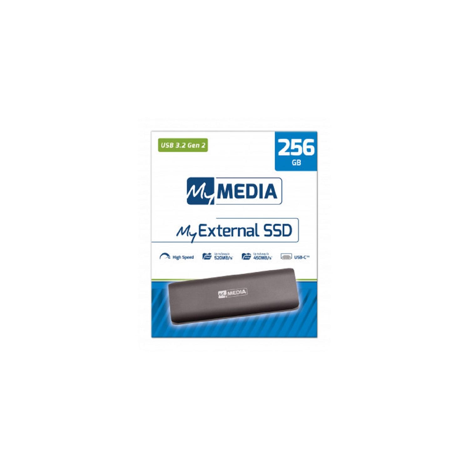Voir la diapositive 6 : Disque Dur Externe SSD 256Go USB 3.2 - Noir