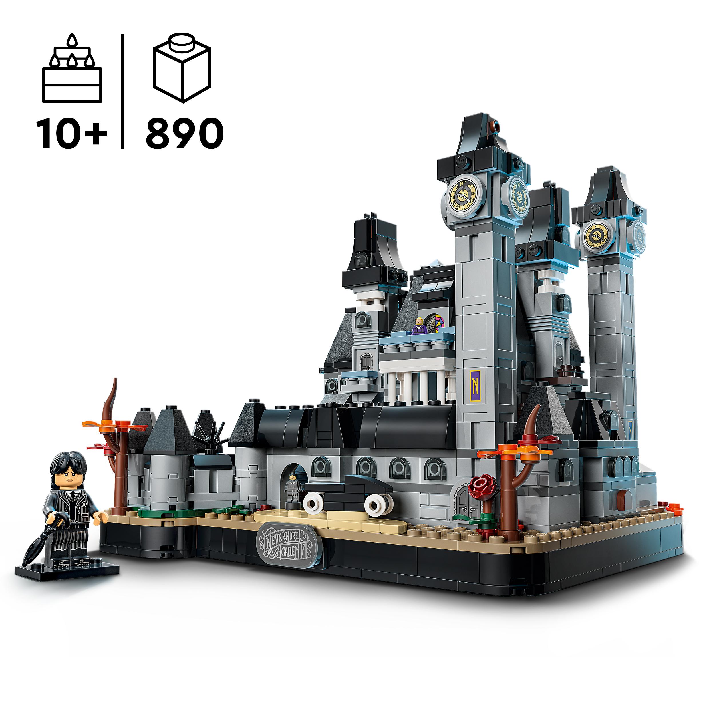 Voir la diapositive 3 : LEGO Mercredi 76788 - L'Académie Nevermore