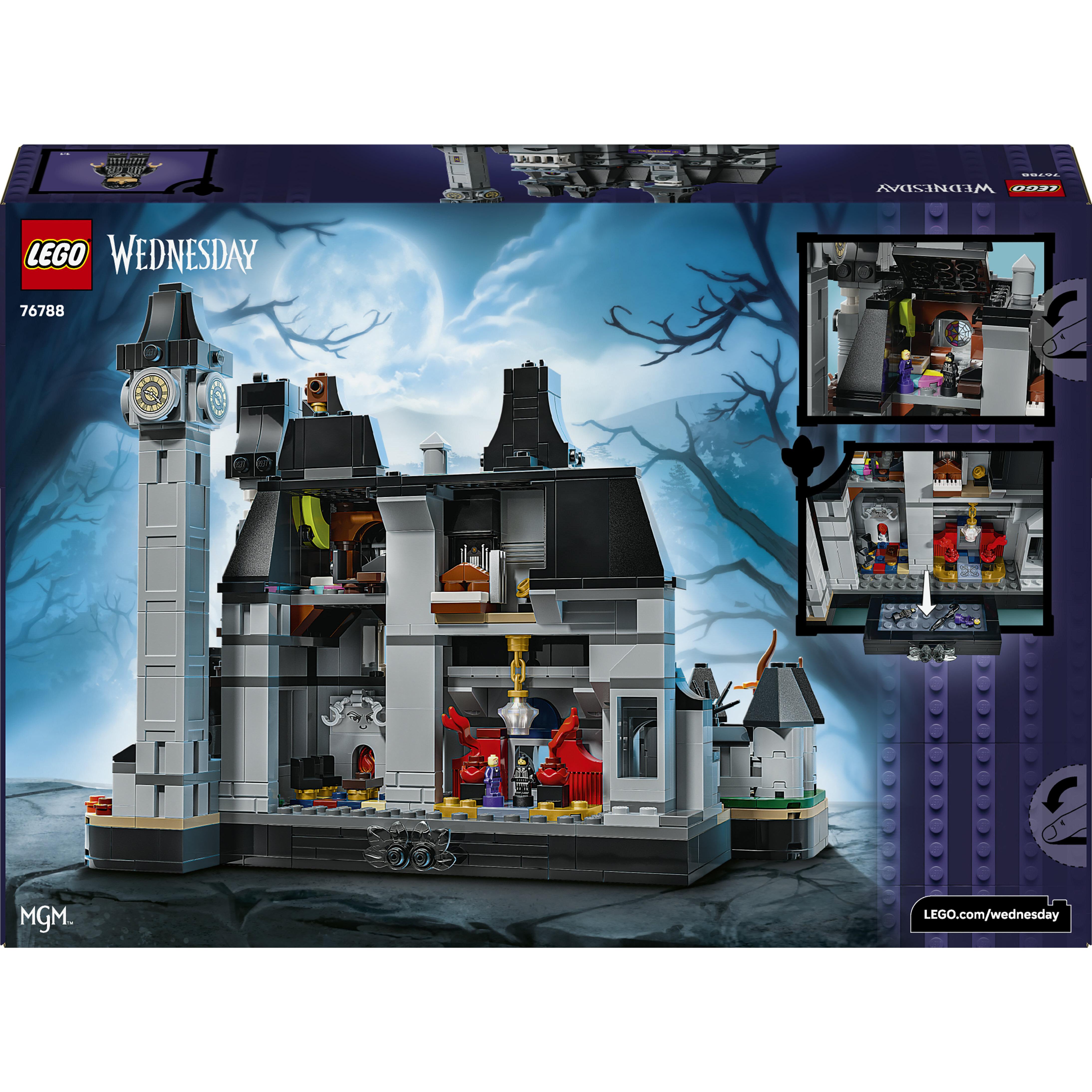 Voir la diapositive 7 : LEGO Mercredi 76788 - L'Académie Nevermore