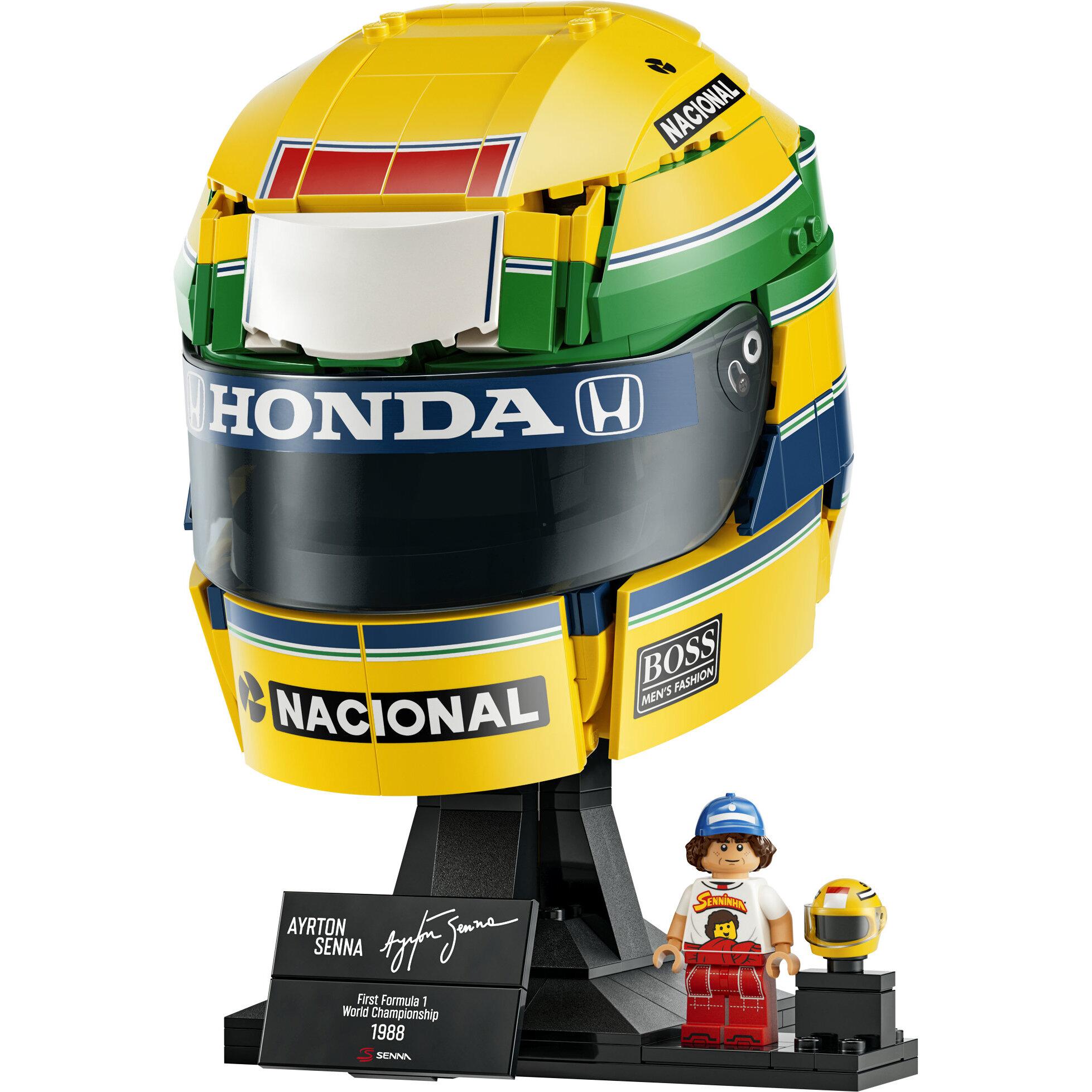 Voir la diapositive 2 : LEGO Edition 43024 - Casque F1 Ayrton SENNA