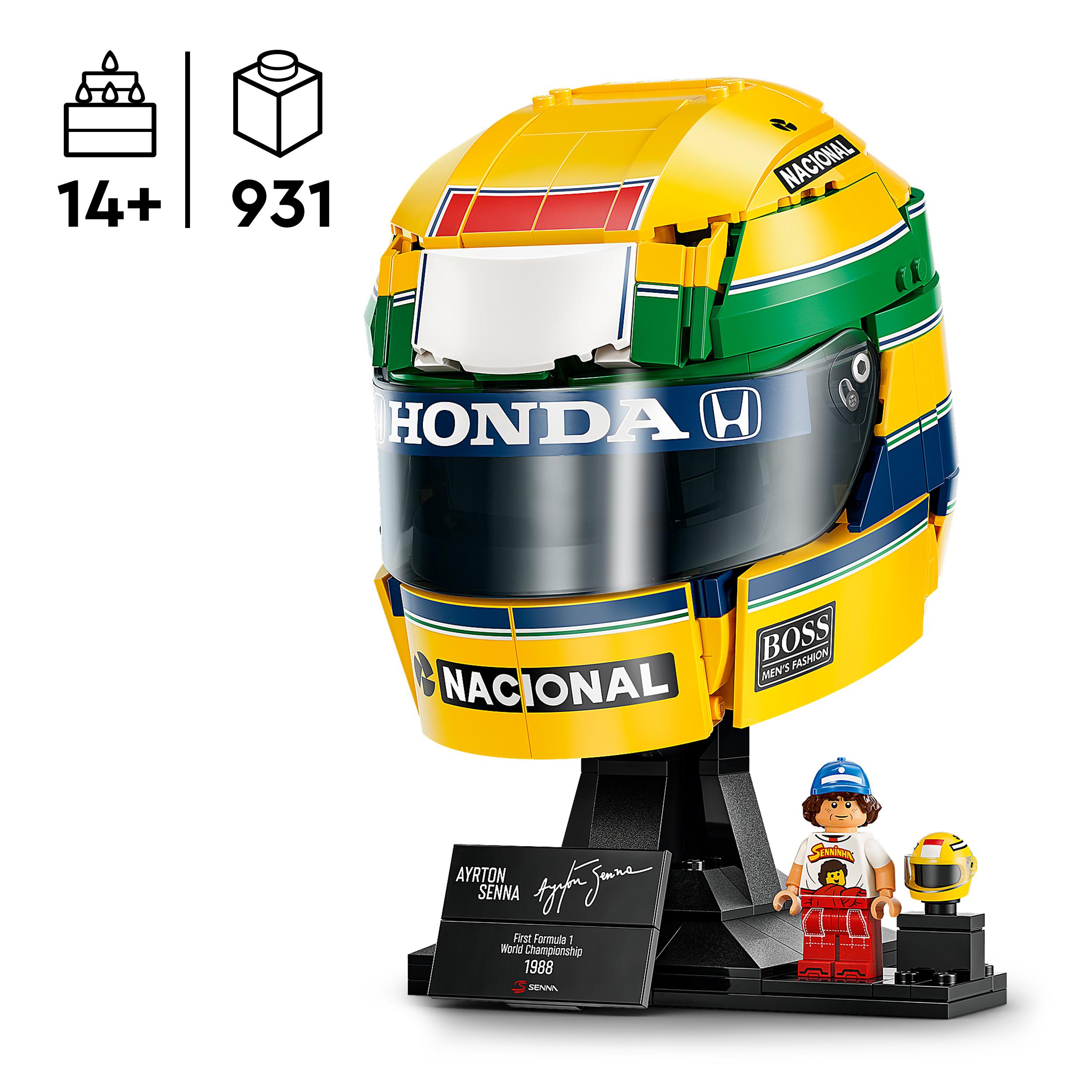 Voir la diapositive 3 : LEGO Edition 43024 - Casque F1 Ayrton SENNA