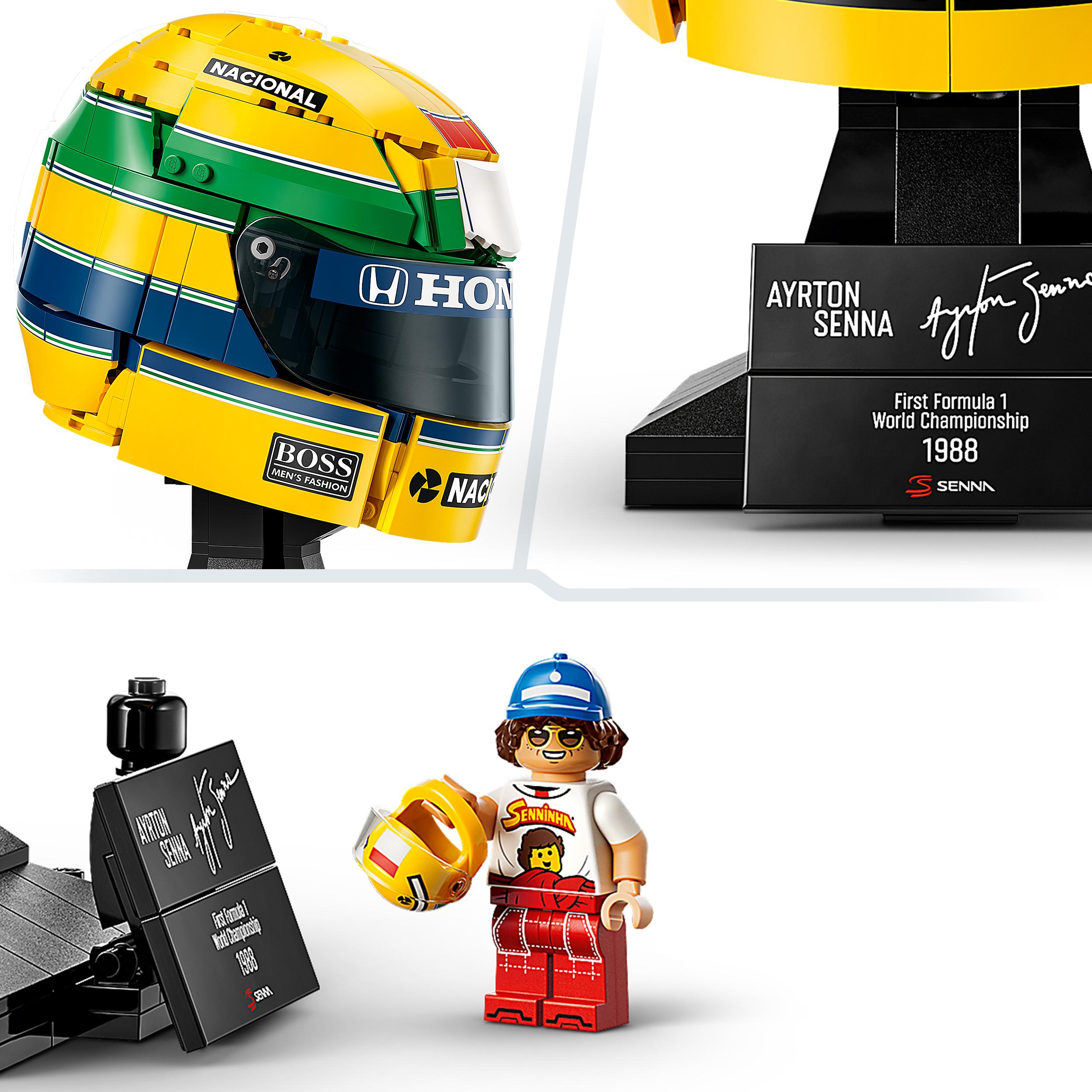 Voir la diapositive 5 : LEGO Edition 43024 - Casque F1 Ayrton SENNA