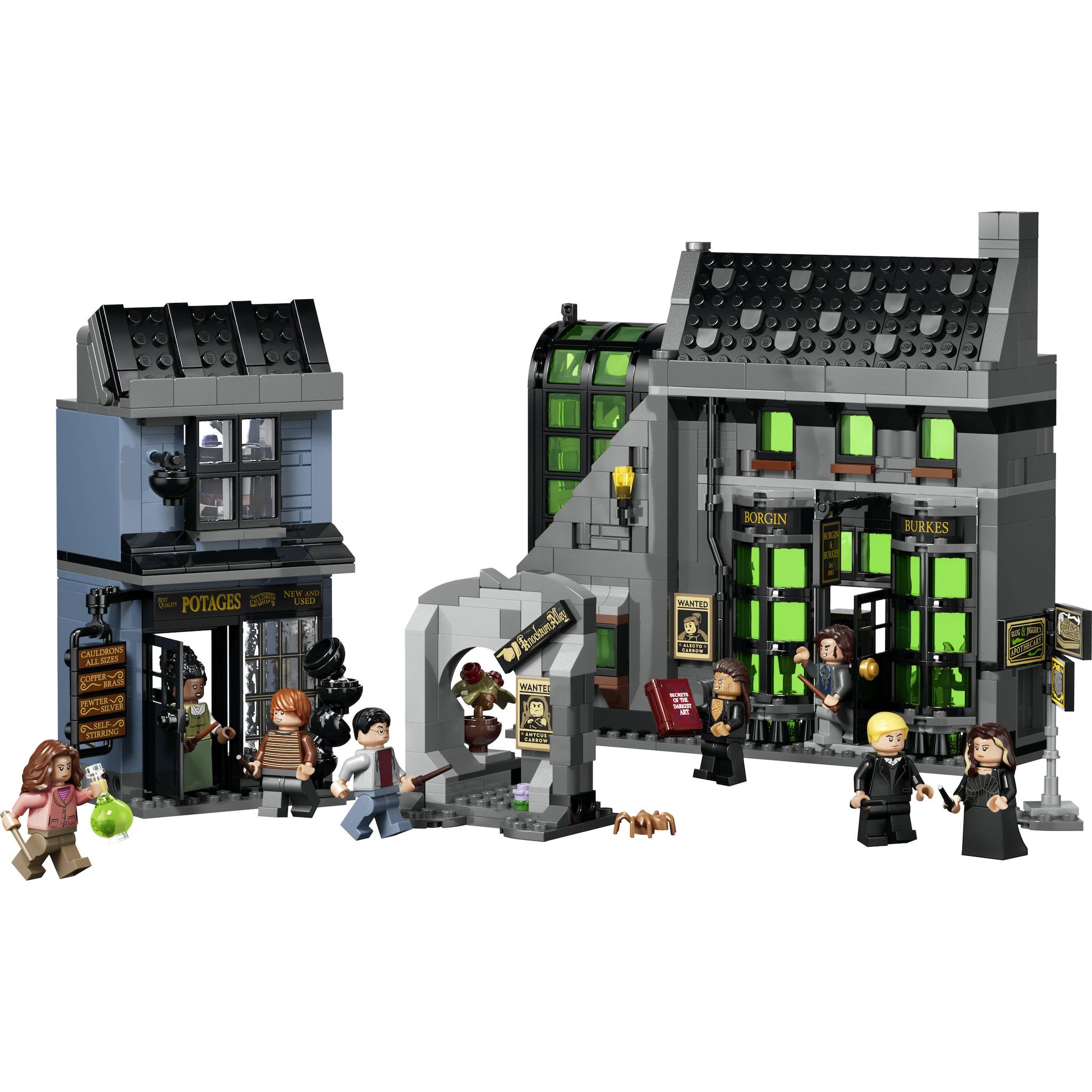 Voir la diapositive 2 : LEGO LEGO Harry Potter 76471 Les Boutiques Magiques de l’Allée des Embrumes - Jouet dès 8 ans