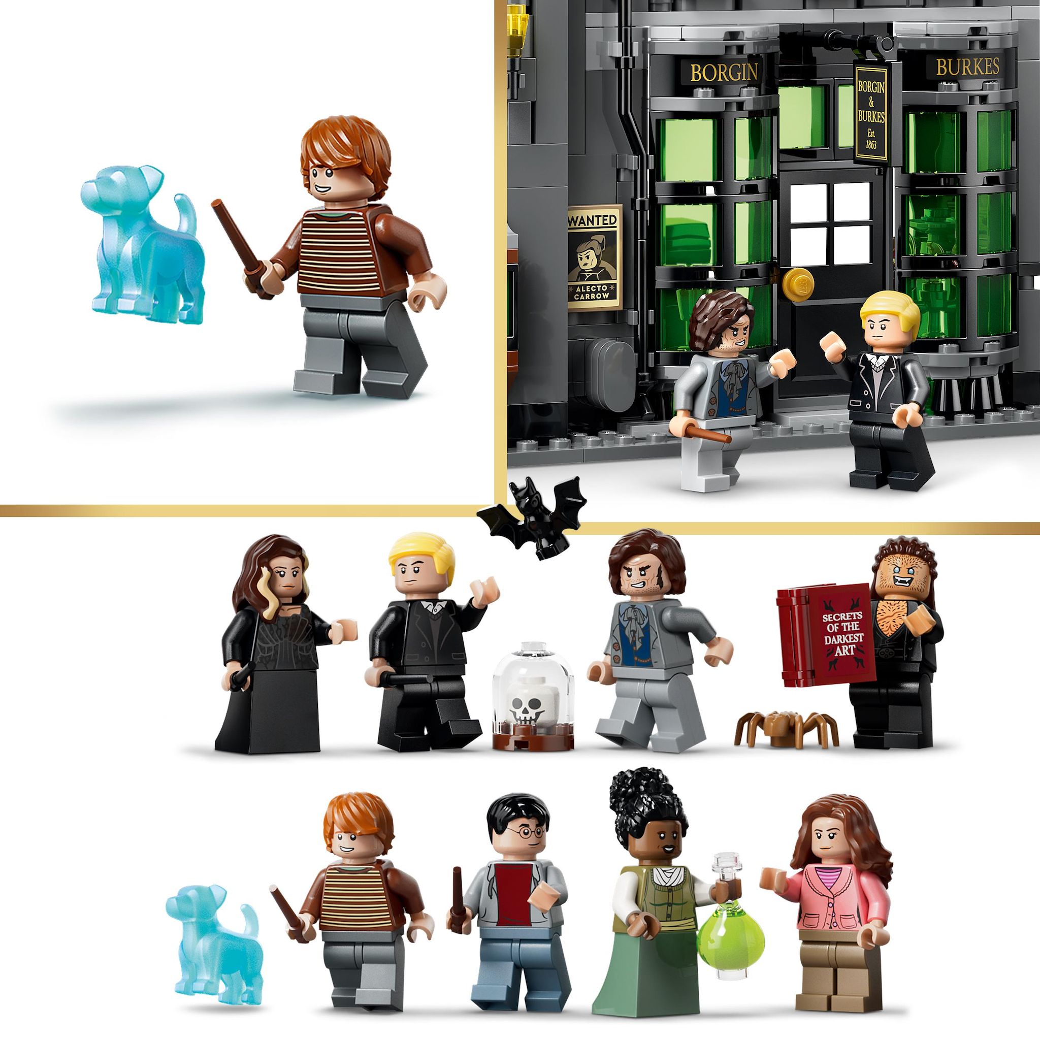 Voir la diapositive 5 : LEGO LEGO Harry Potter 76471 Les Boutiques Magiques de l’Allée des Embrumes - Jouet dès 8 ans