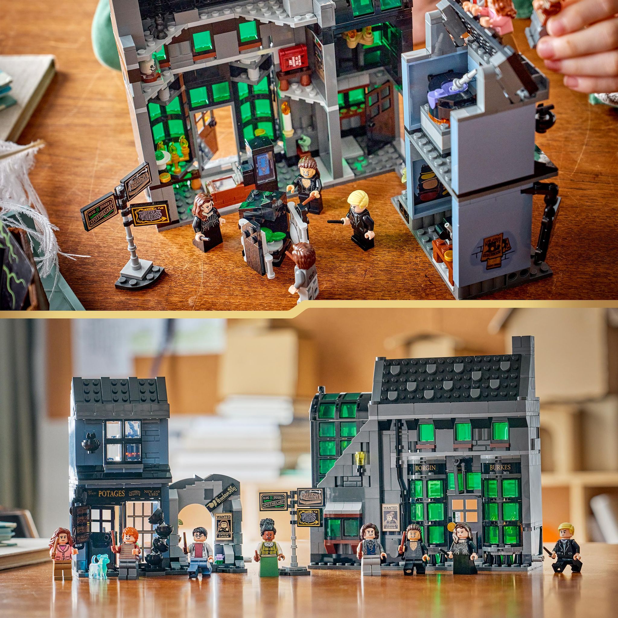 Voir la diapositive 6 : LEGO LEGO Harry Potter 76471 Les Boutiques Magiques de l’Allée des Embrumes - Jouet dès 8 ans