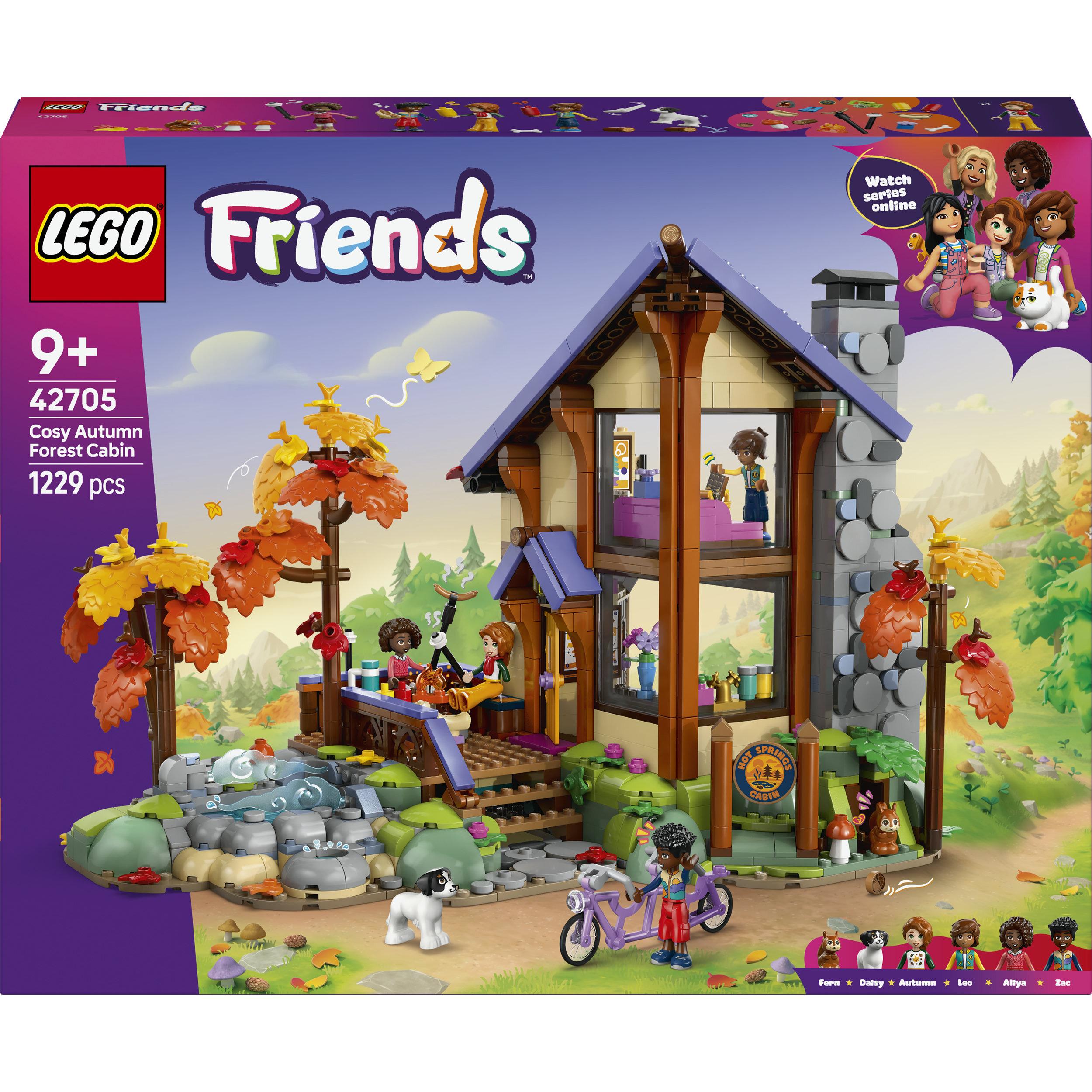 LEGO LEGO Friends 42705 La Cabane Chaleureuse dans la Forêt - Jeu dès 9 ans - Maison Miniature