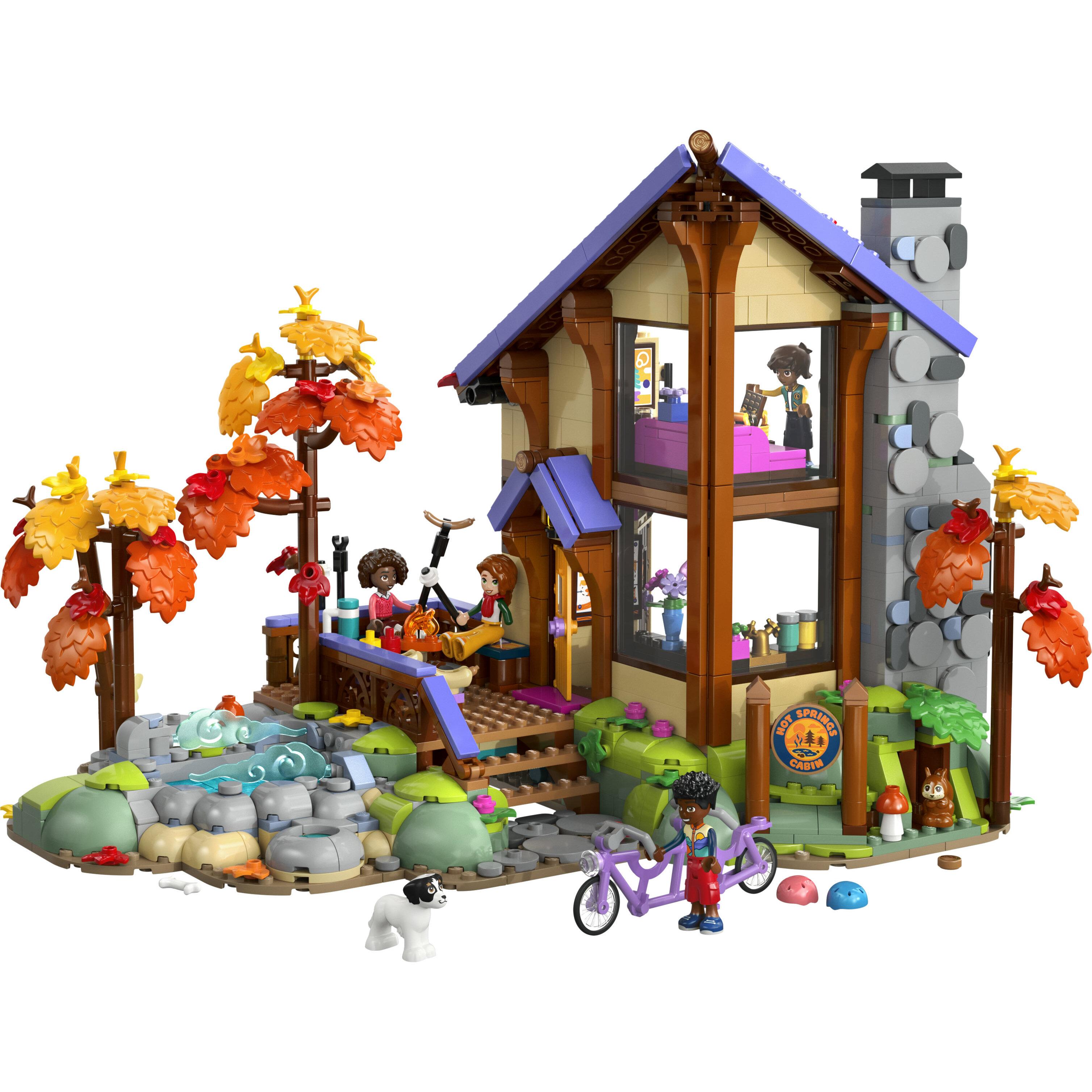Voir la diapositive 2 : LEGO Friends 42705 - La cabane chaleureuse dans la forêt