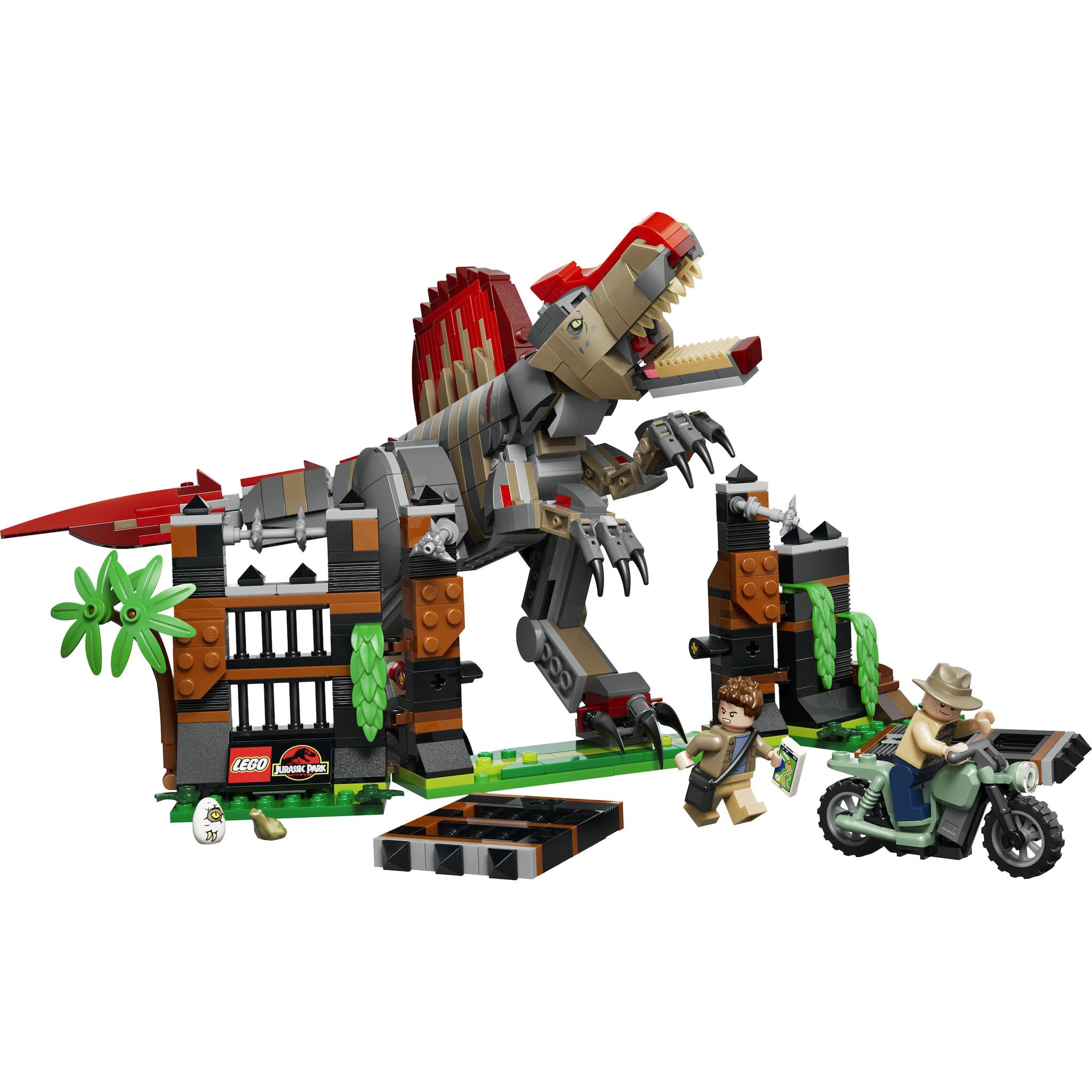 Voir la diapositive 2 : LEGO Jurassic World 77982 - L'évasion du Spinosaure