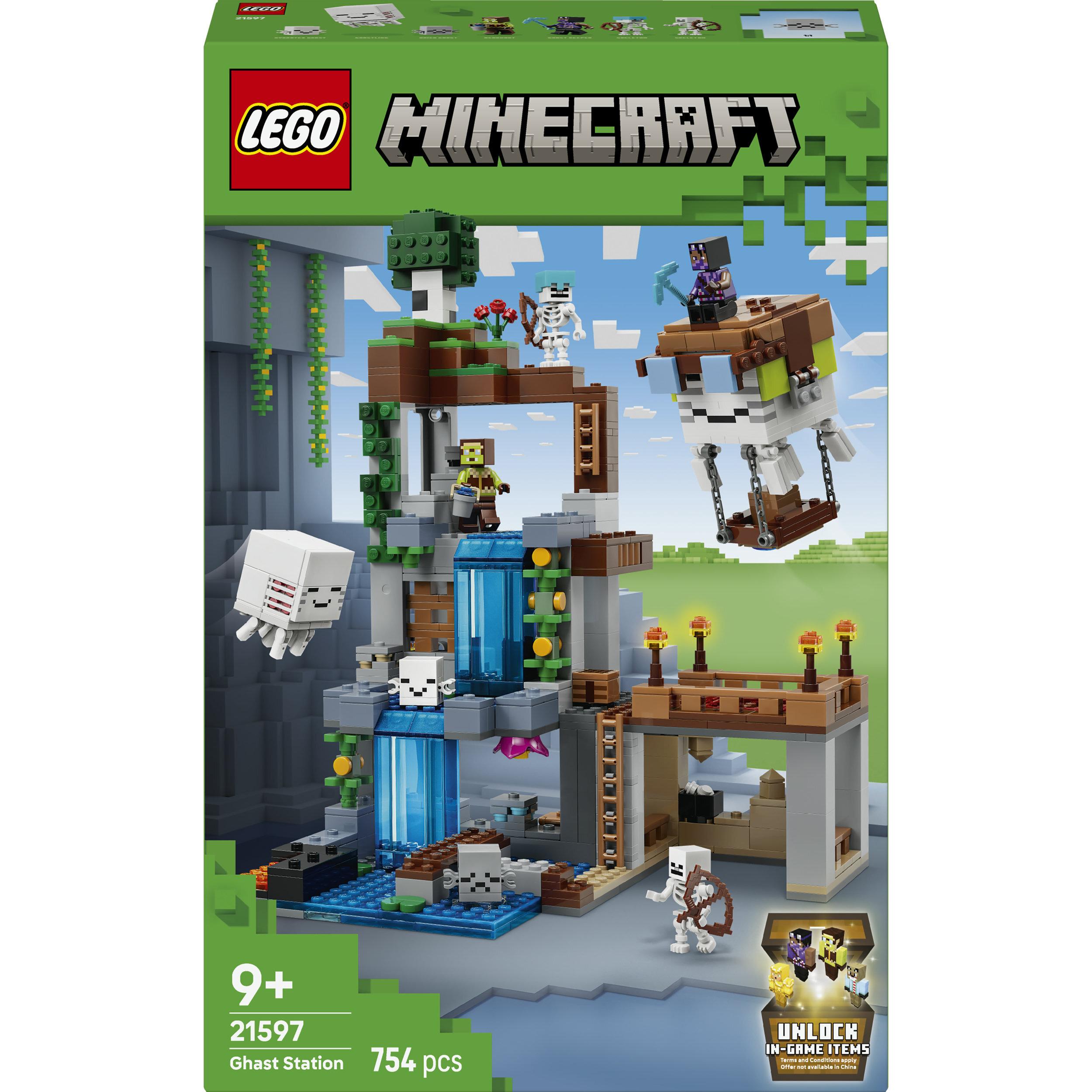 LEGO LEGO Minecraft 21597 La Station de Ghast - Jouet de Construction dès 9 ans - Figurines