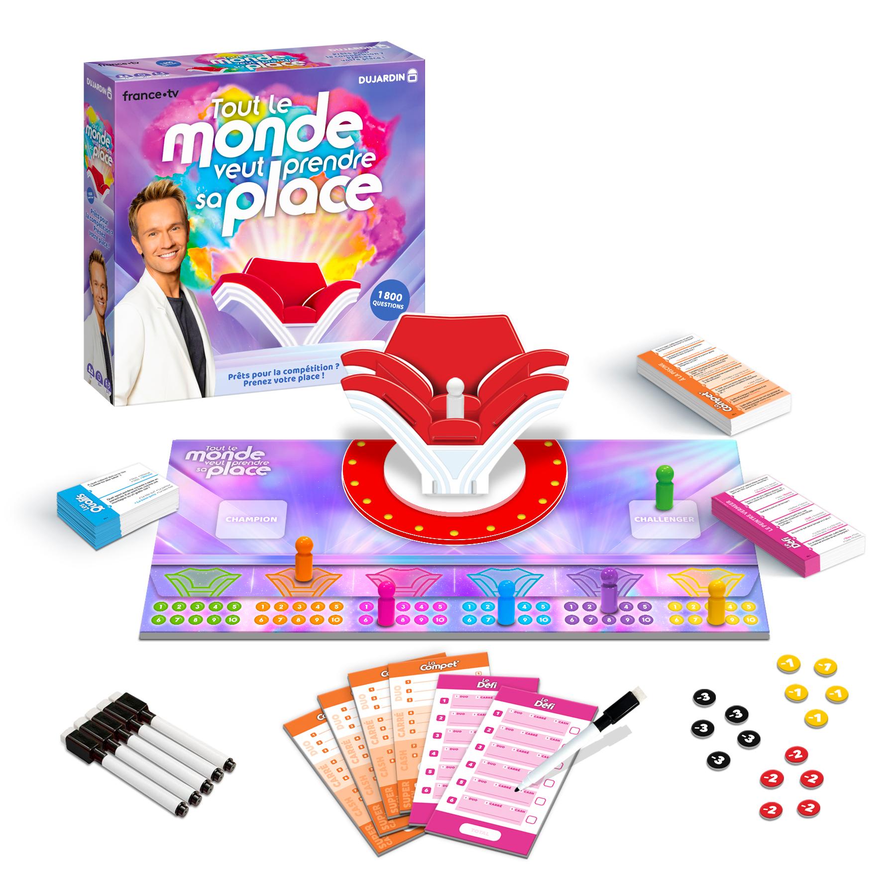 Voir la diapositive 2 : DUJARDIN Jeu Tout le Monde veut prendre sa place