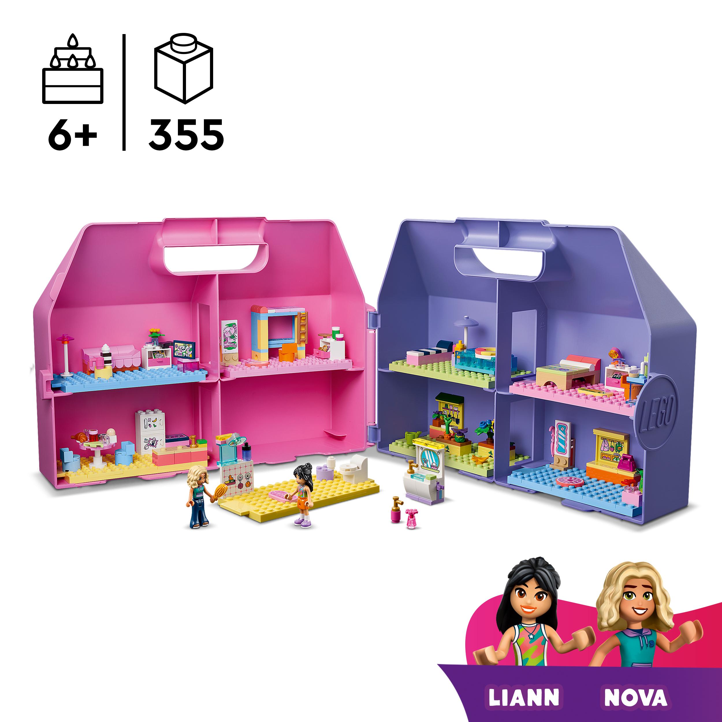 Voir la diapositive 3 : LEGO LEGO Friends 42697 La Maison de Poupée dans la Valise Créative - Jeu de Voyage dès 6 ans