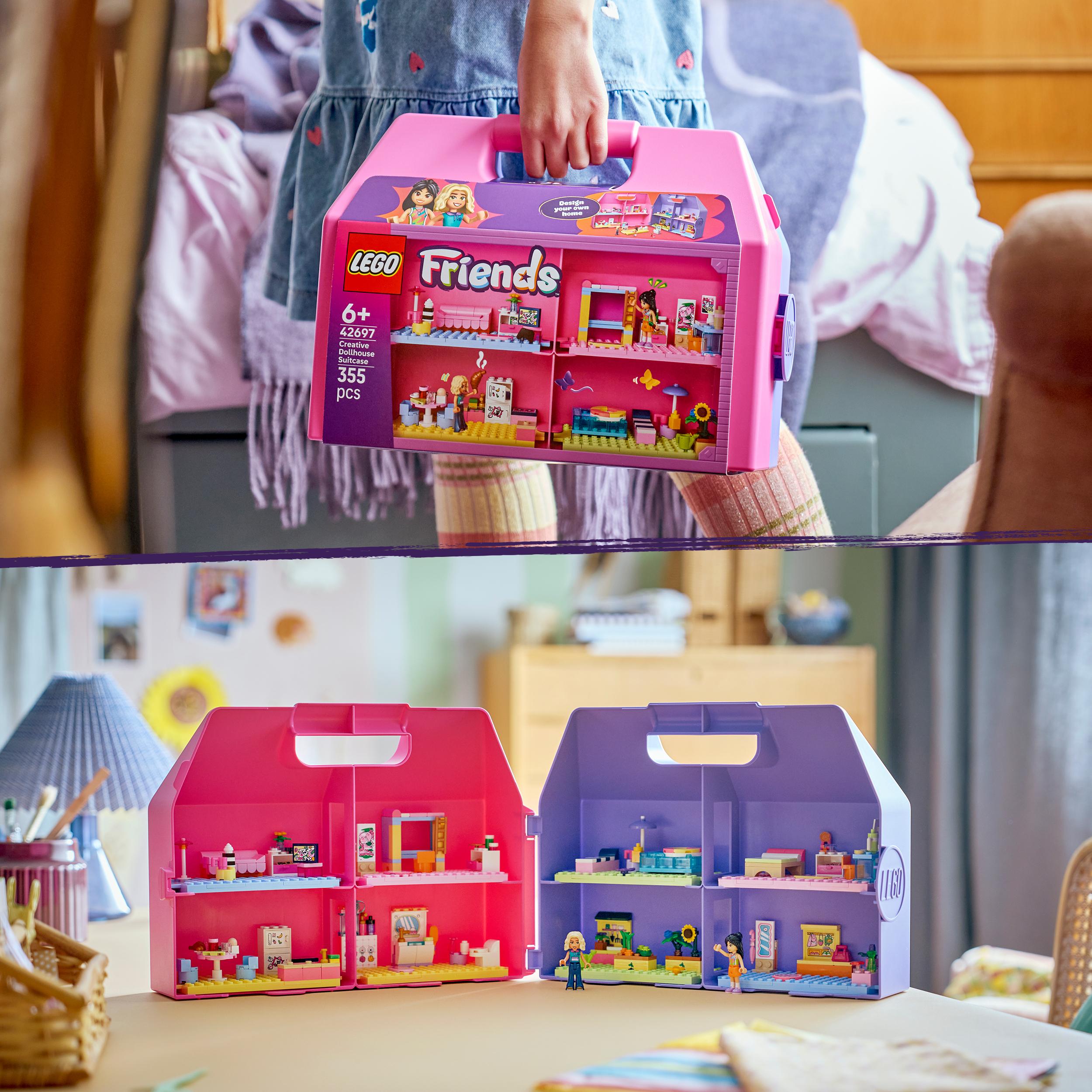 Voir la diapositive 6 : LEGO LEGO Friends 42697 La Maison de Poupée dans la Valise Créative - Jeu de Voyage dès 6 ans