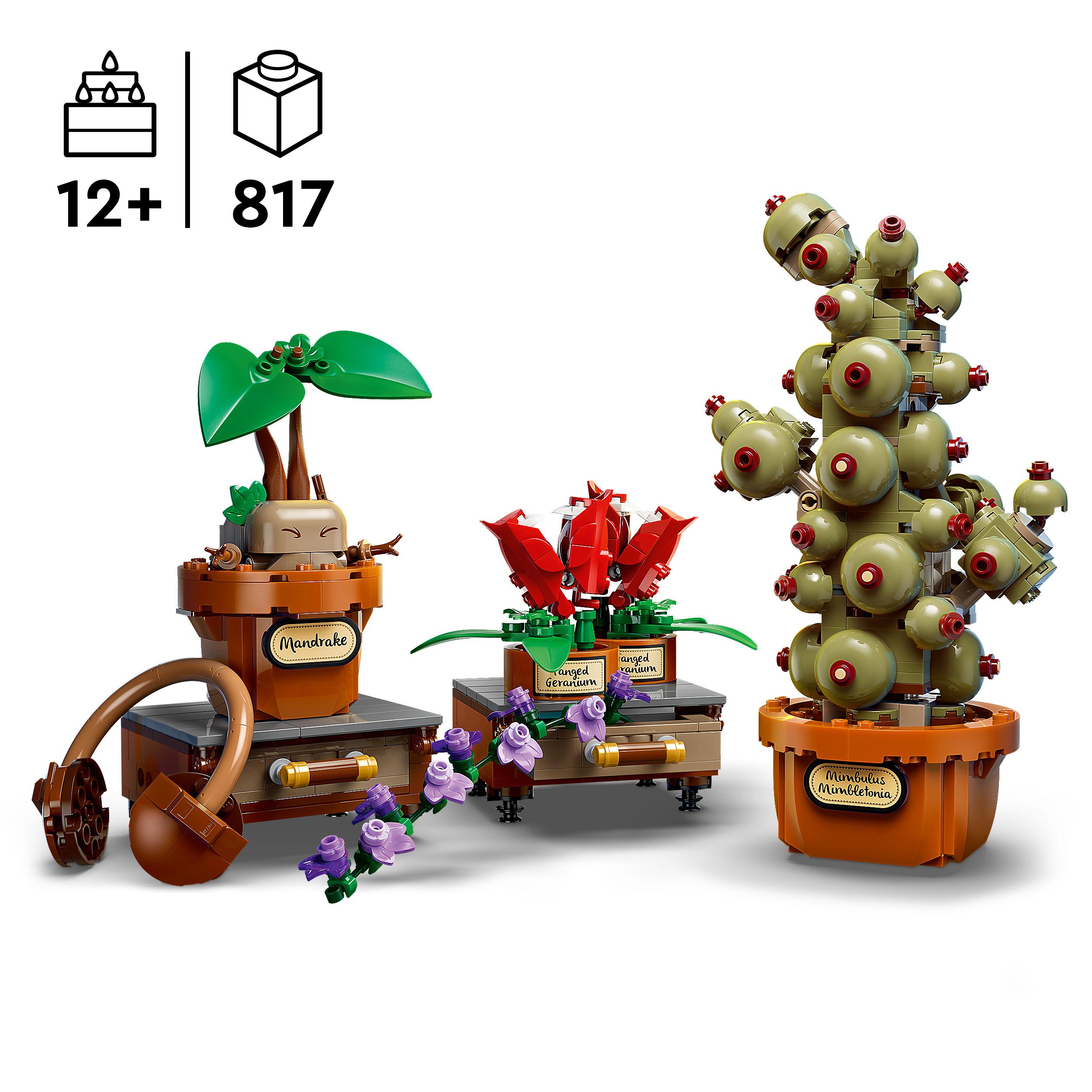 Voir la diapositive 3 : LEGO LEGO Harry Potter 76474 Les Plantes du Cours de Botanique de Poudlard - Jeu Créatif 12 ans
