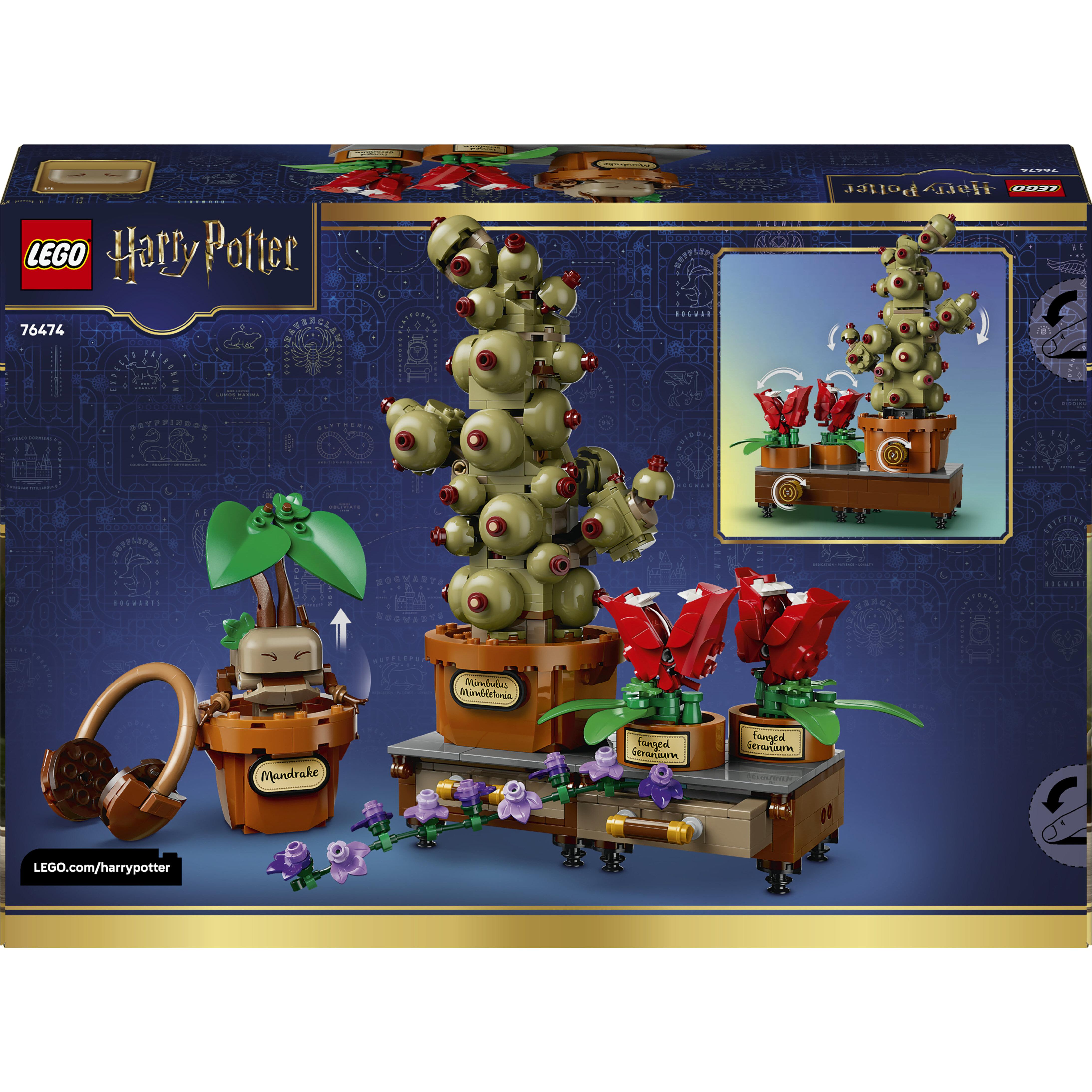 Voir la diapositive 7 : LEGO LEGO Harry Potter 76474 Les Plantes du Cours de Botanique de Poudlard - Jeu Créatif 12 ans