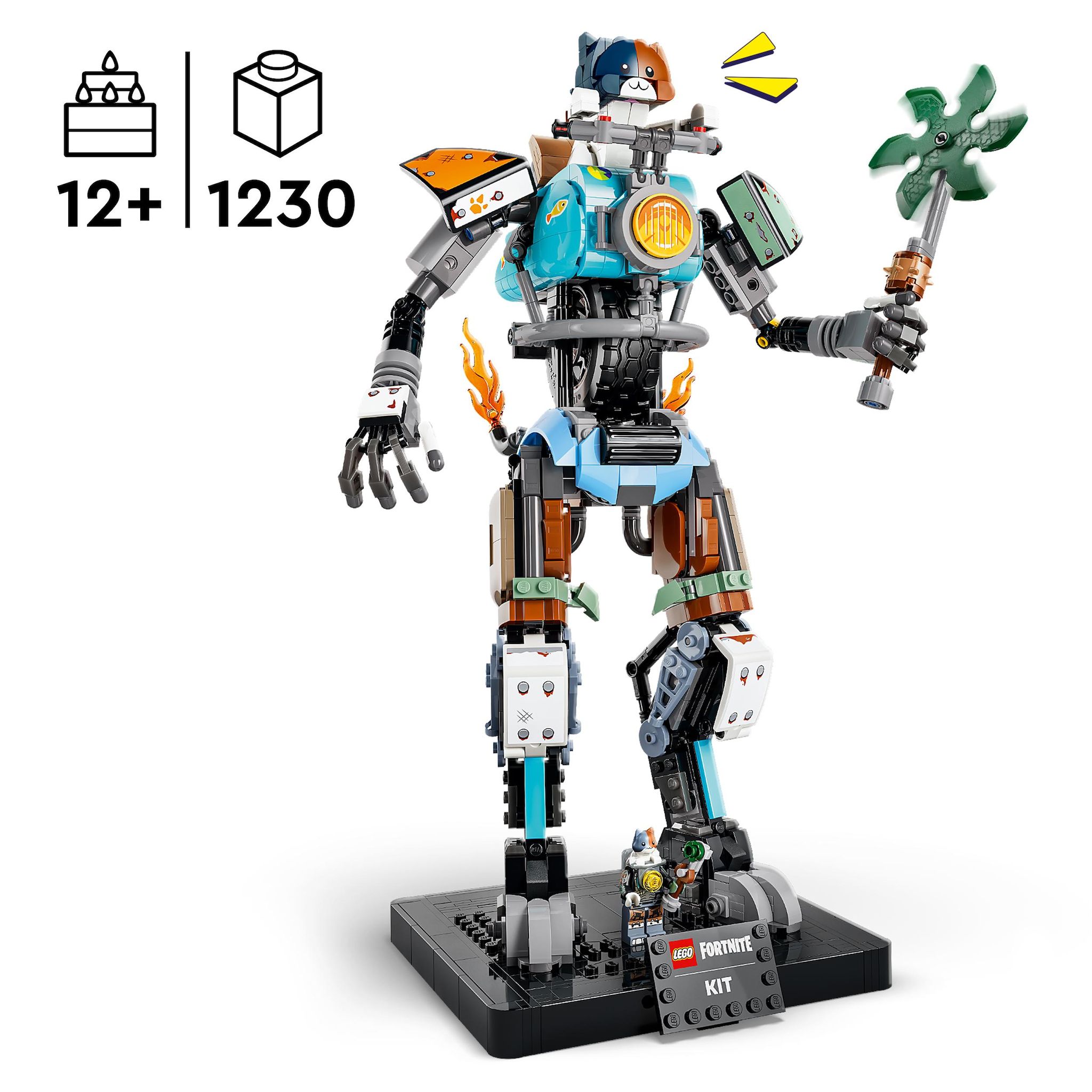 Voir la diapositive 3 : LEGO LEGO Fortnite 77081 KIT - Jouet pour Garçon ou Fille Ado dès 12 ans - Figurine de Mécha