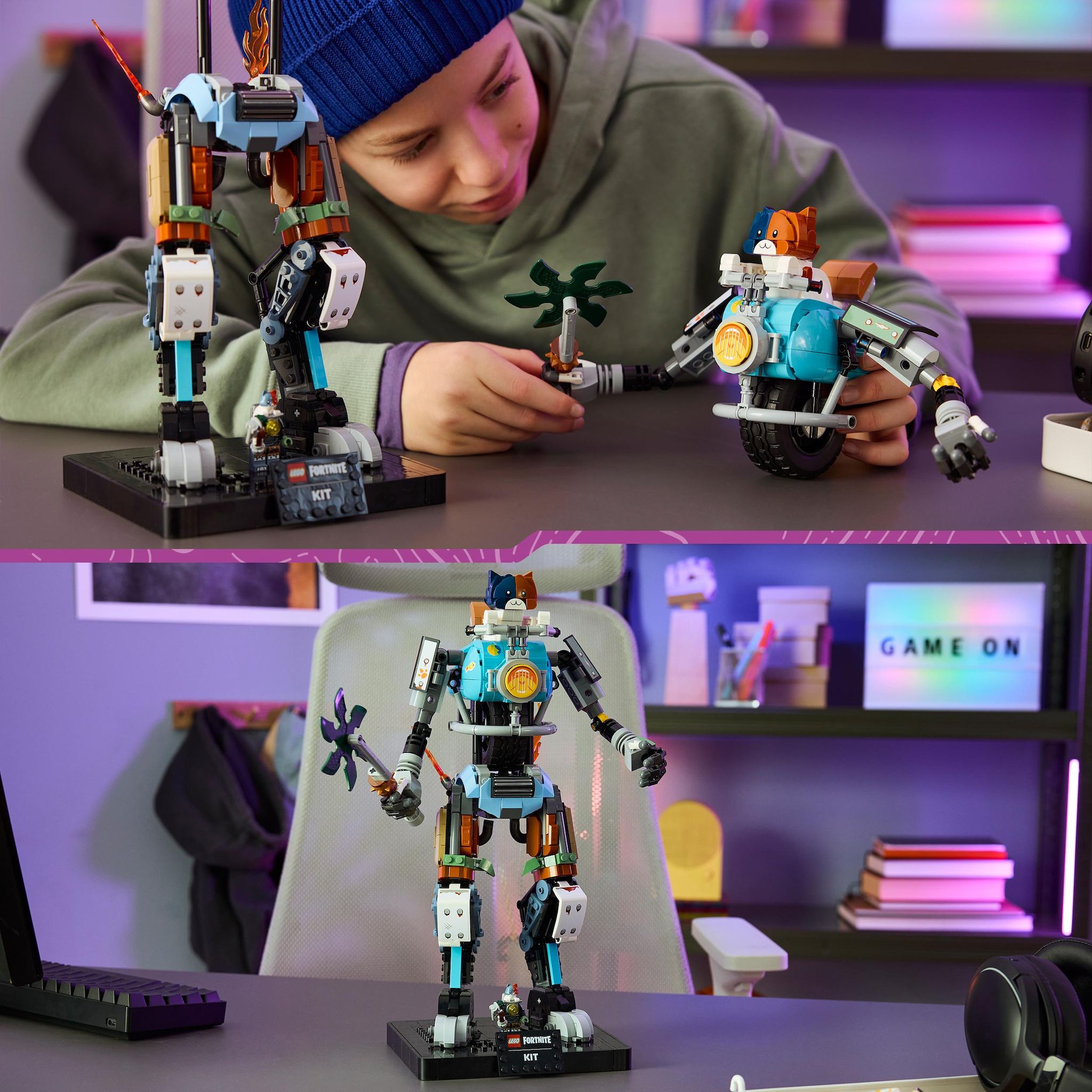 Voir la diapositive 6 : LEGO LEGO Fortnite 77081 KIT - Jouet pour Garçon ou Fille Ado dès 12 ans - Figurine de Mécha