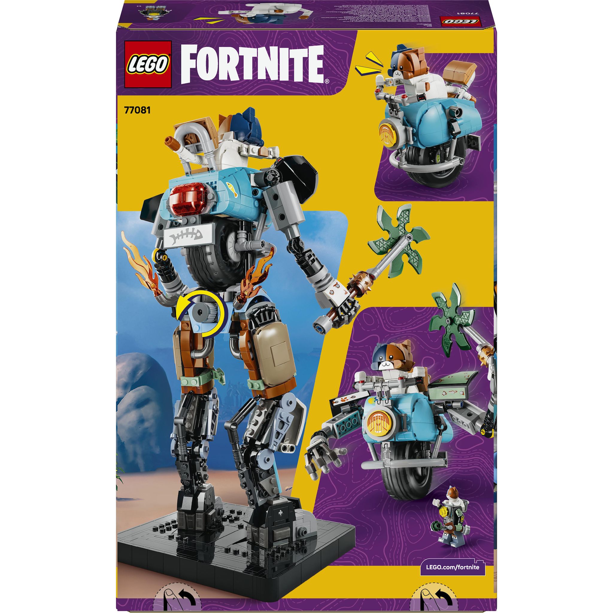Voir la diapositive 7 : LEGO LEGO Fortnite 77081 KIT - Jouet pour Garçon ou Fille Ado dès 12 ans - Figurine de Mécha