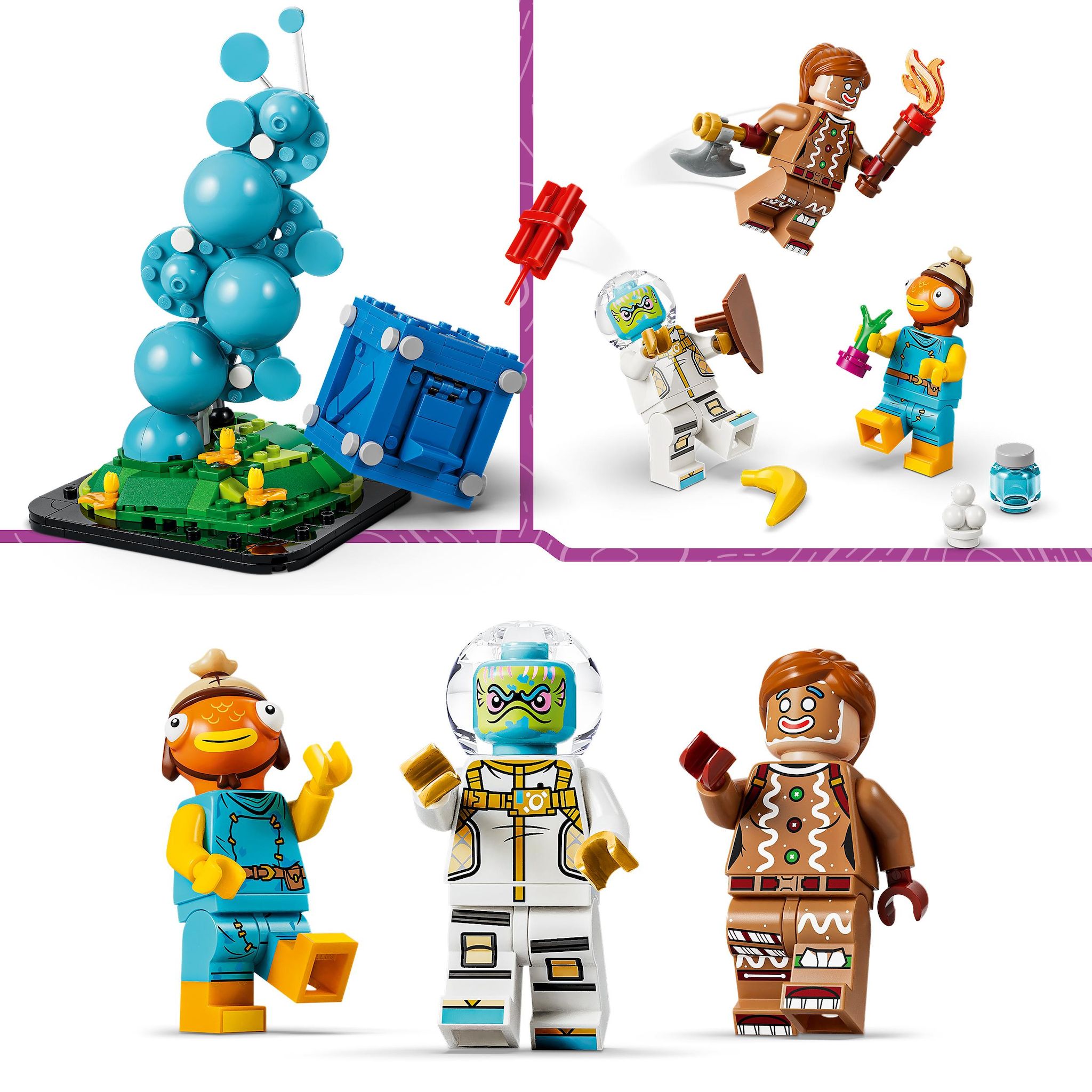 Voir la diapositive 4 : LEGO Fortnite 77080 - Ravitaillement