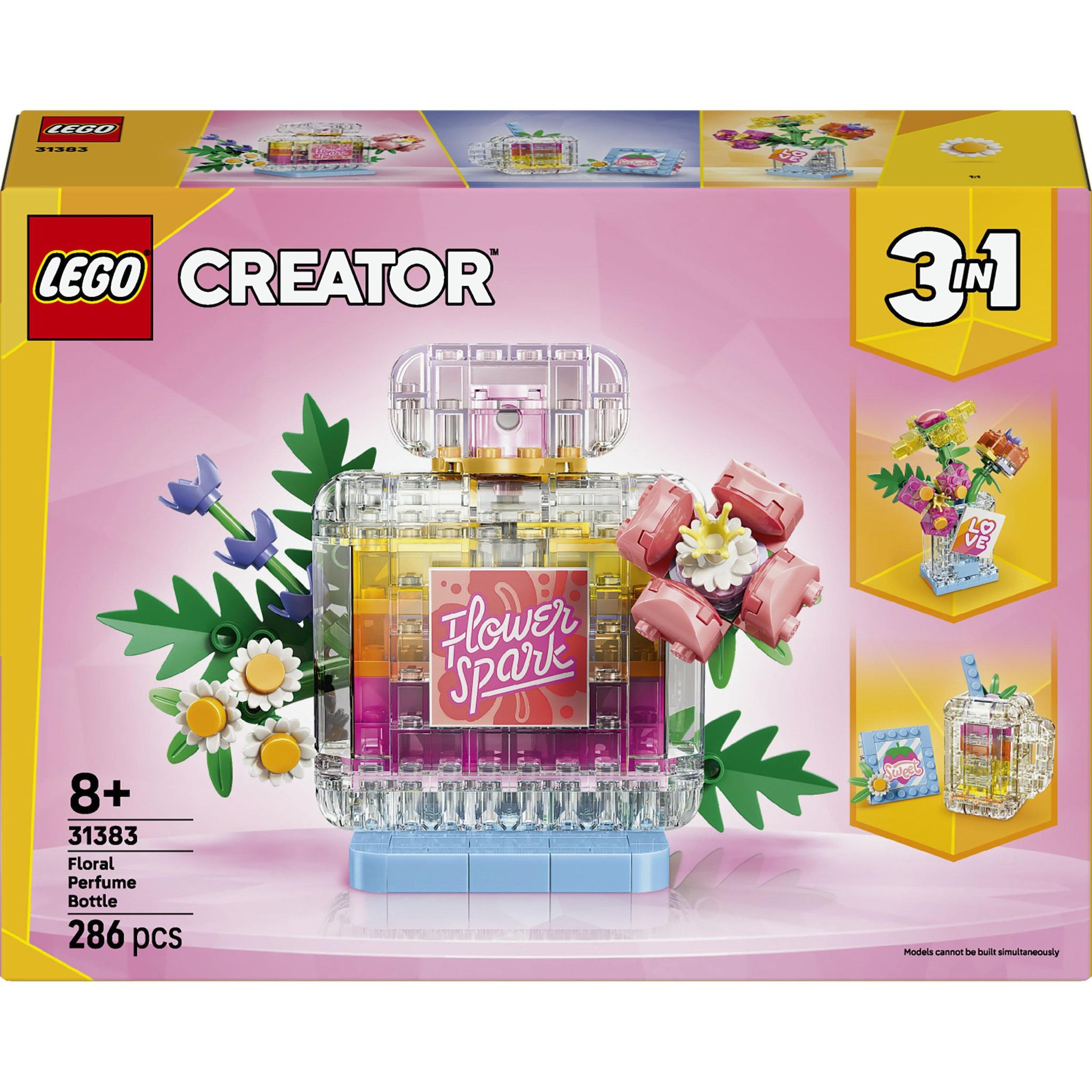 LEGO Creator 31383 - Flacon de parfum au décor floral