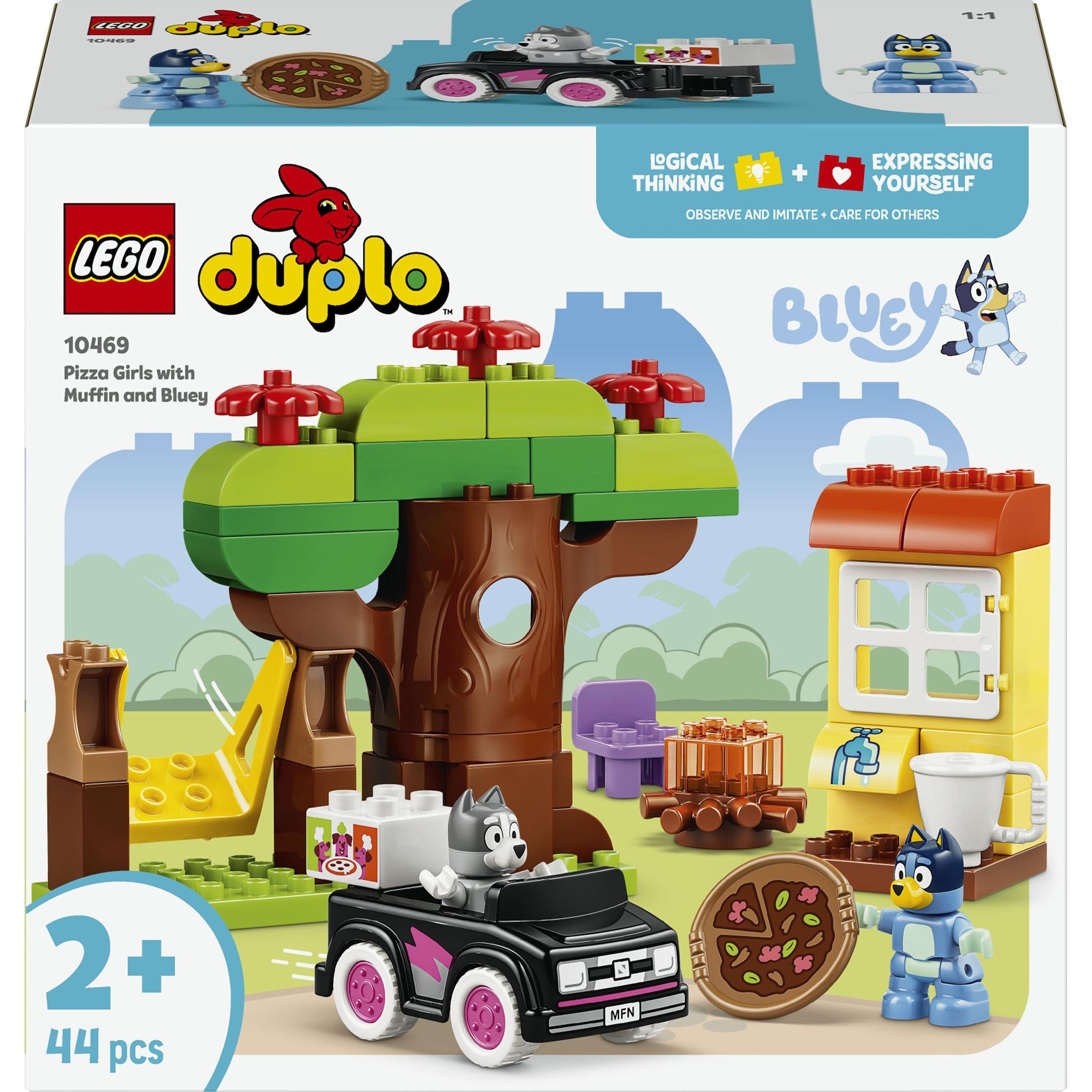 LEGO Duplo 10469 - Les livreuses de pizza avec muffin et bluey