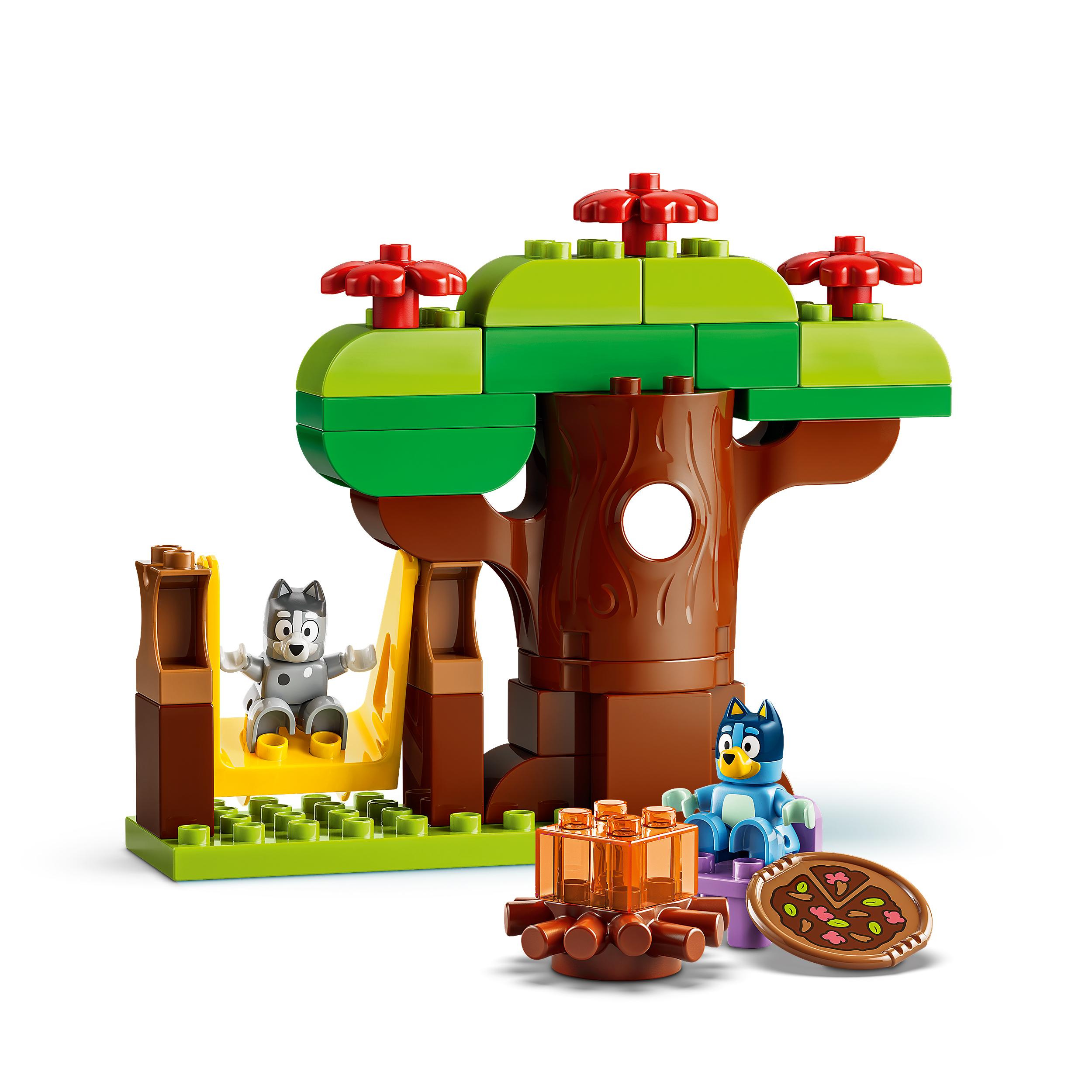 Voir la diapositive 4 : LEGO LEGO DUPLO Bluey 10469 Les Livreuses de Pizza avec Muffin et Bluey - Jouet Motricité 2 ans