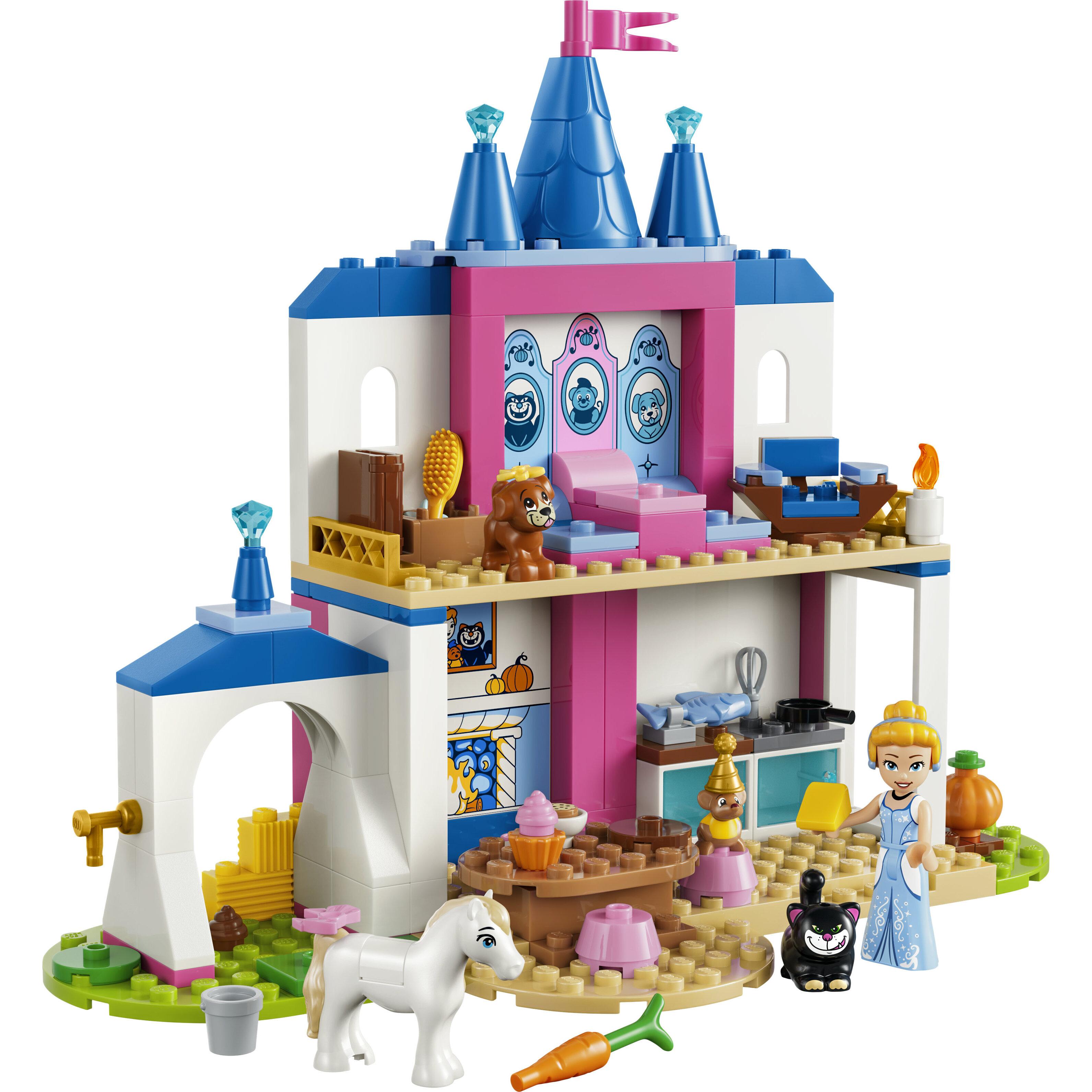 Voir la diapositive 2 : LEGO LEGO ǀ Disney Princess 43283 Château de Cendrillon et ses Amis Animaux - Jeu Éducatif
