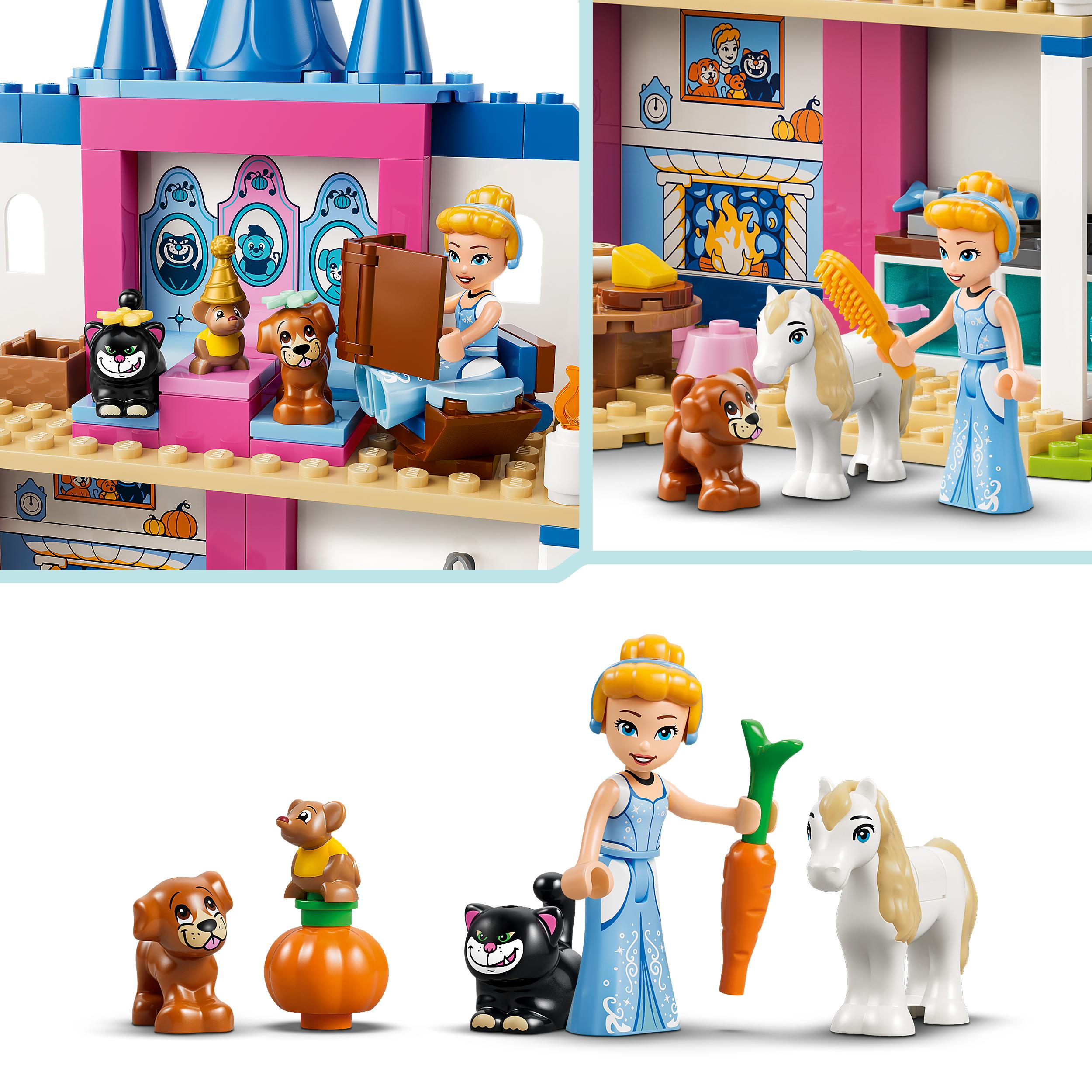 Voir la diapositive 5 : LEGO LEGO ǀ Disney Princess 43283 Château de Cendrillon et ses Amis Animaux - Jeu Éducatif