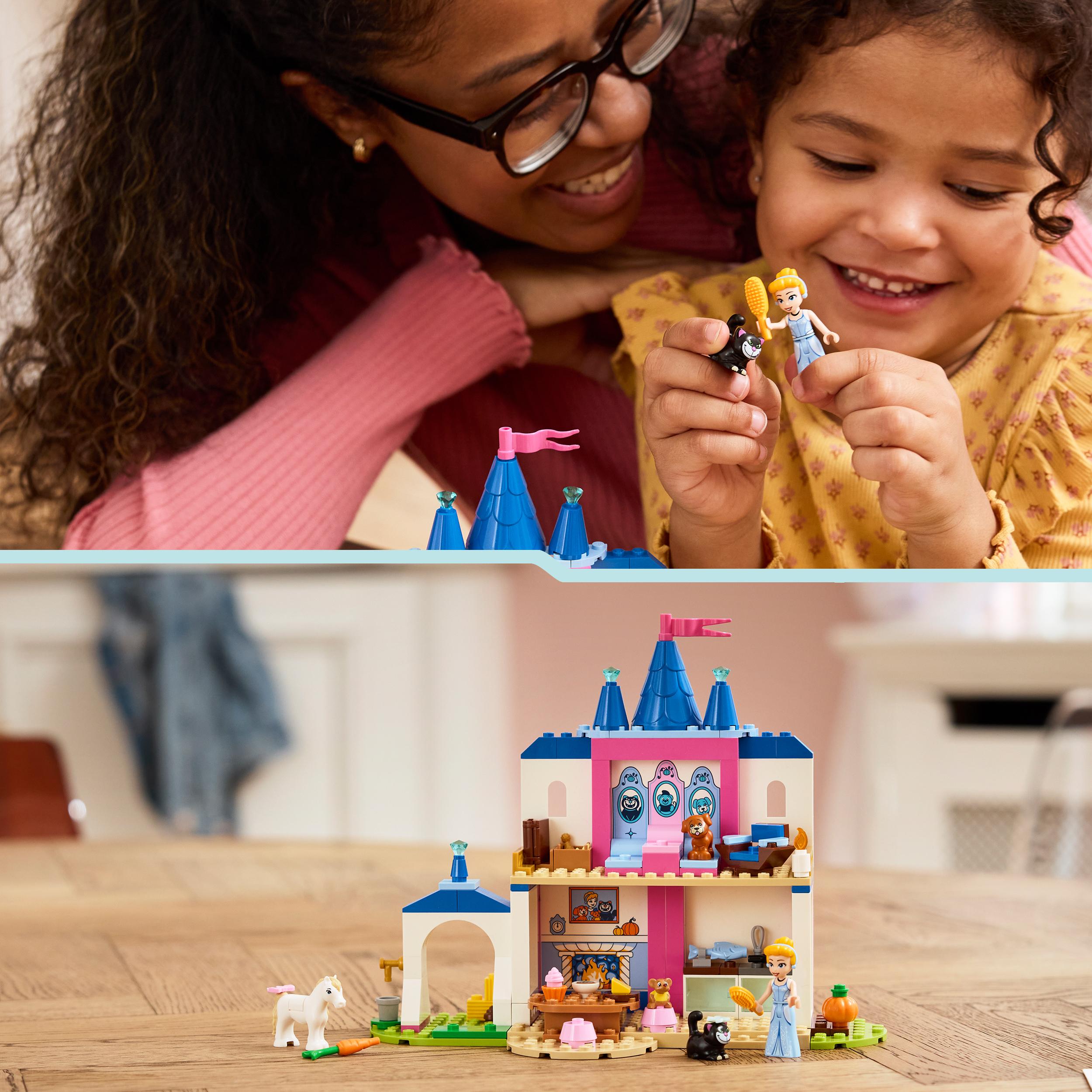 Voir la diapositive 6 : LEGO LEGO ǀ Disney Princess 43283 Château de Cendrillon et ses Amis Animaux - Jeu Éducatif