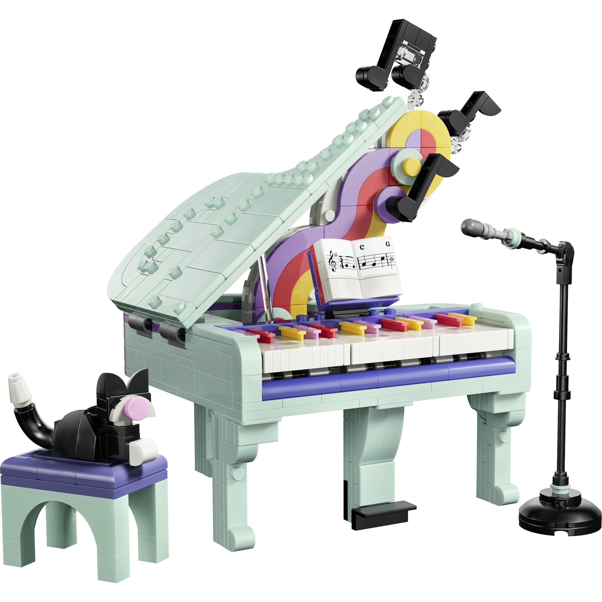 Voir la diapositive 2 : LEGO LEGO Creator 3-en-1 31392 Décoration Musicale : Piano et Chat - Jouet dès 9 ans - Cadeau
