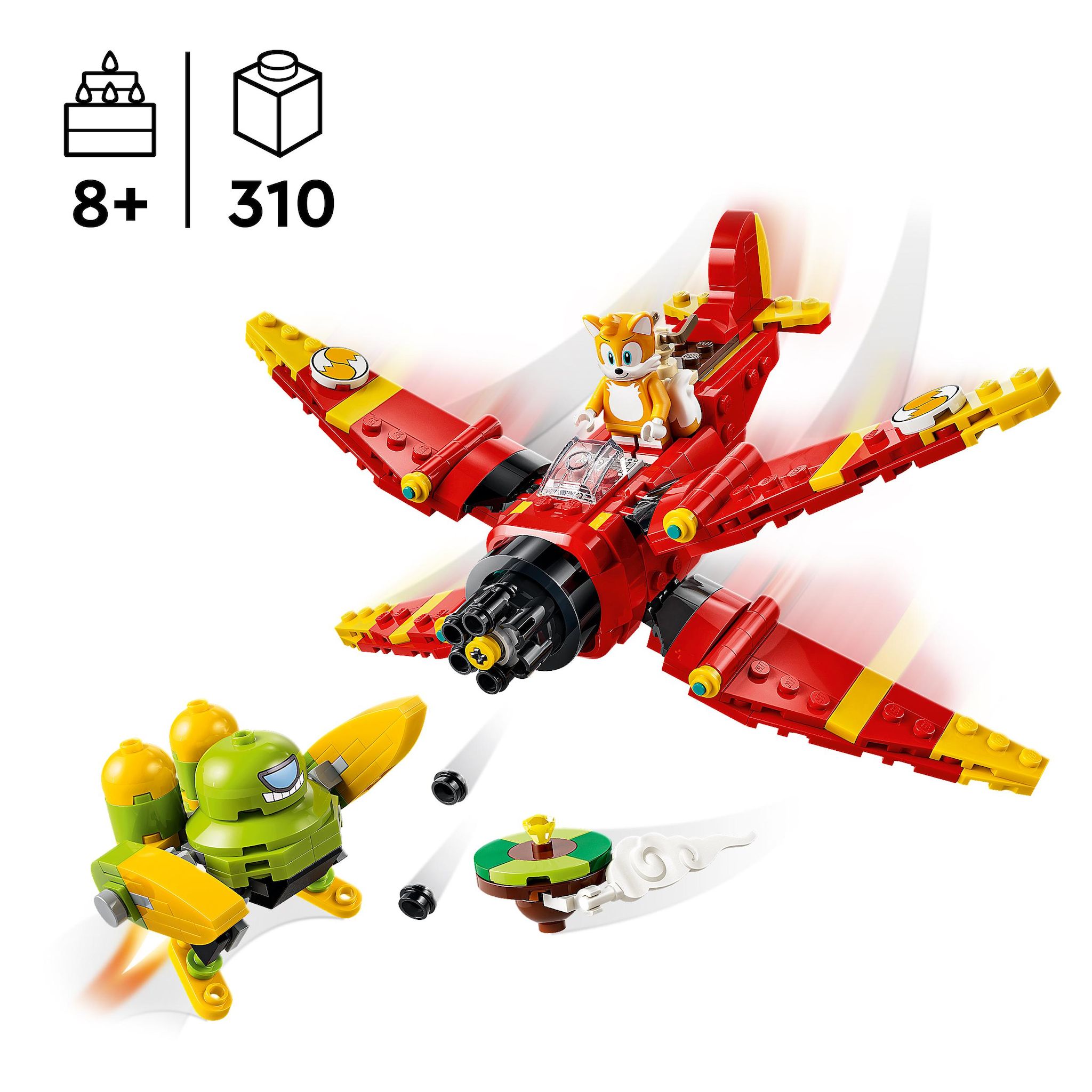 Voir la diapositive 3 : LEGO Sonic 77119 - Le Tornado-1 de Tails