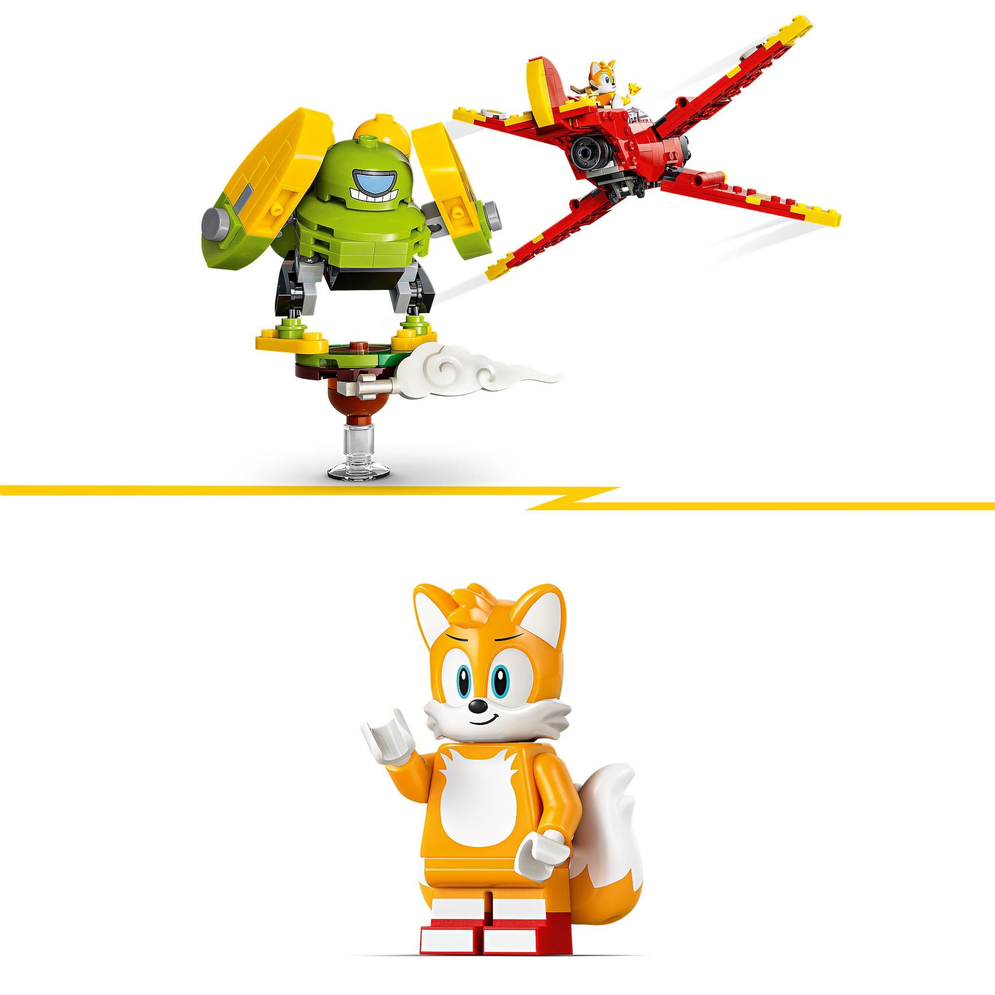 Voir la diapositive 5 : LEGO Sonic 77119 - Le Tornado-1 de Tails
