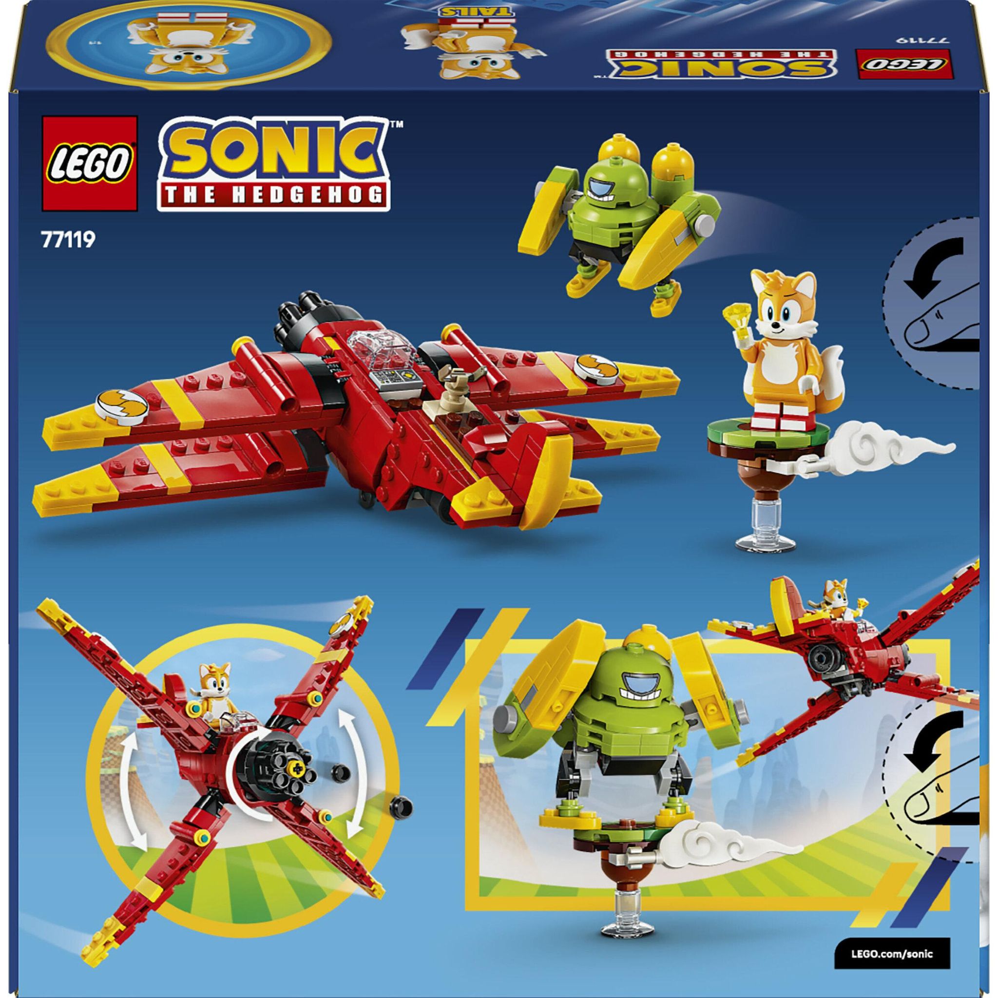 Voir la diapositive 7 : LEGO Sonic 77119 - Le Tornado-1 de Tails