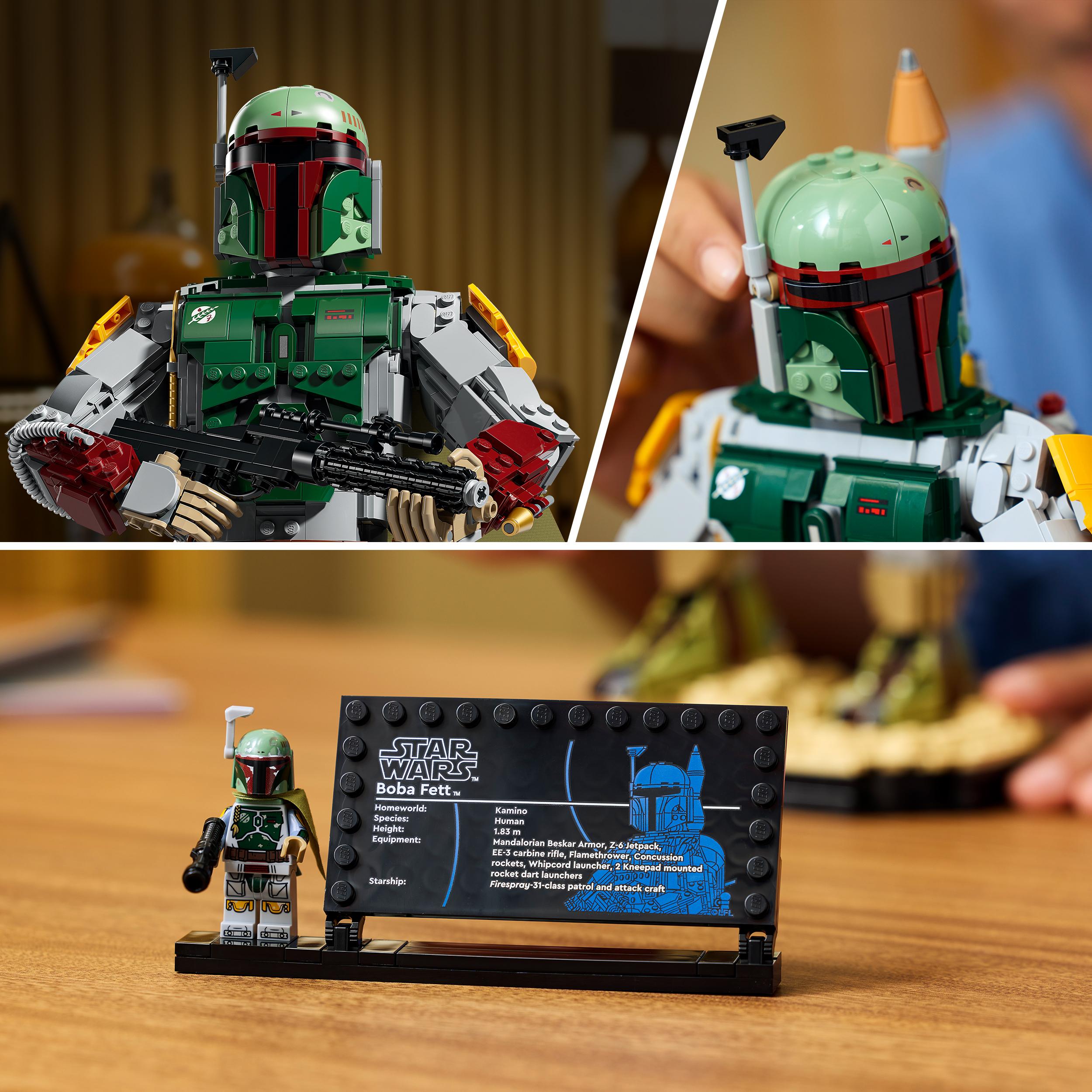Voir la diapositive 6 : LEGO Star Wars 75455 - Personnage Boba Fett