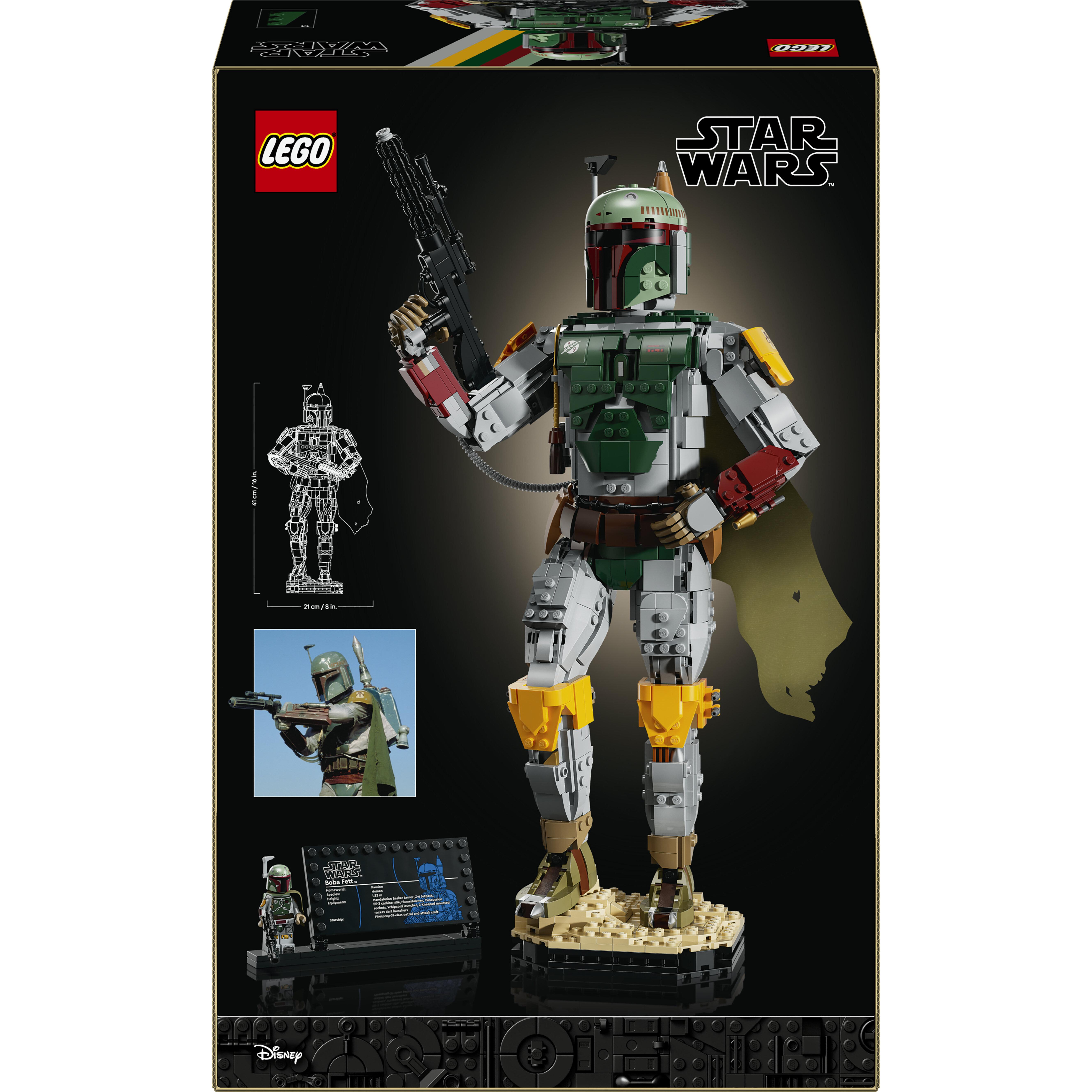 Voir la diapositive 7 : LEGO Star Wars 75455 - Personnage Boba Fett