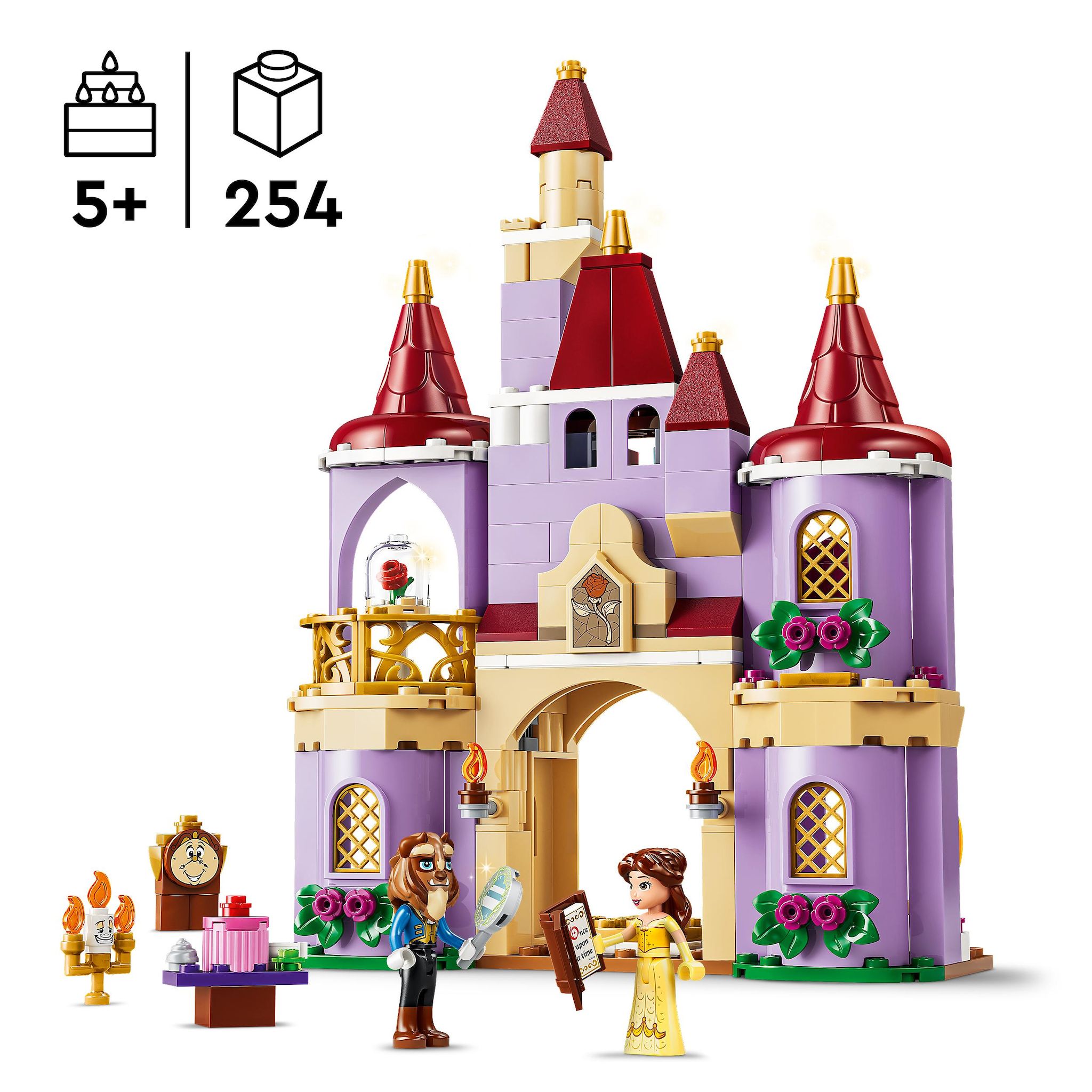 Voir la diapositive 3 : LEGO Disney Princess 43289 - Le château enchanté de la Belle et la Bête