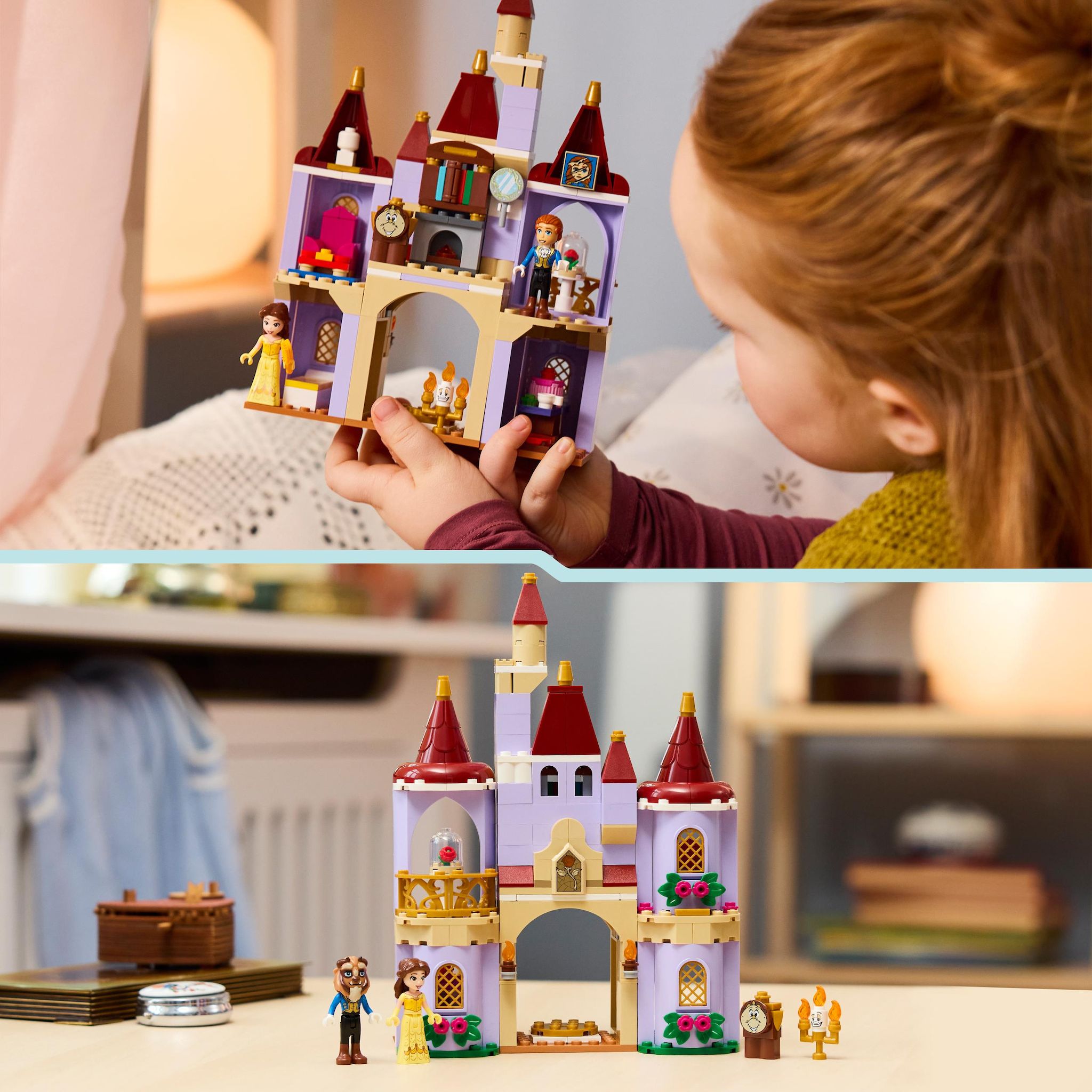 Voir la diapositive 6 : LEGO Disney Princess 43289 - Le château enchanté de la Belle et la Bête